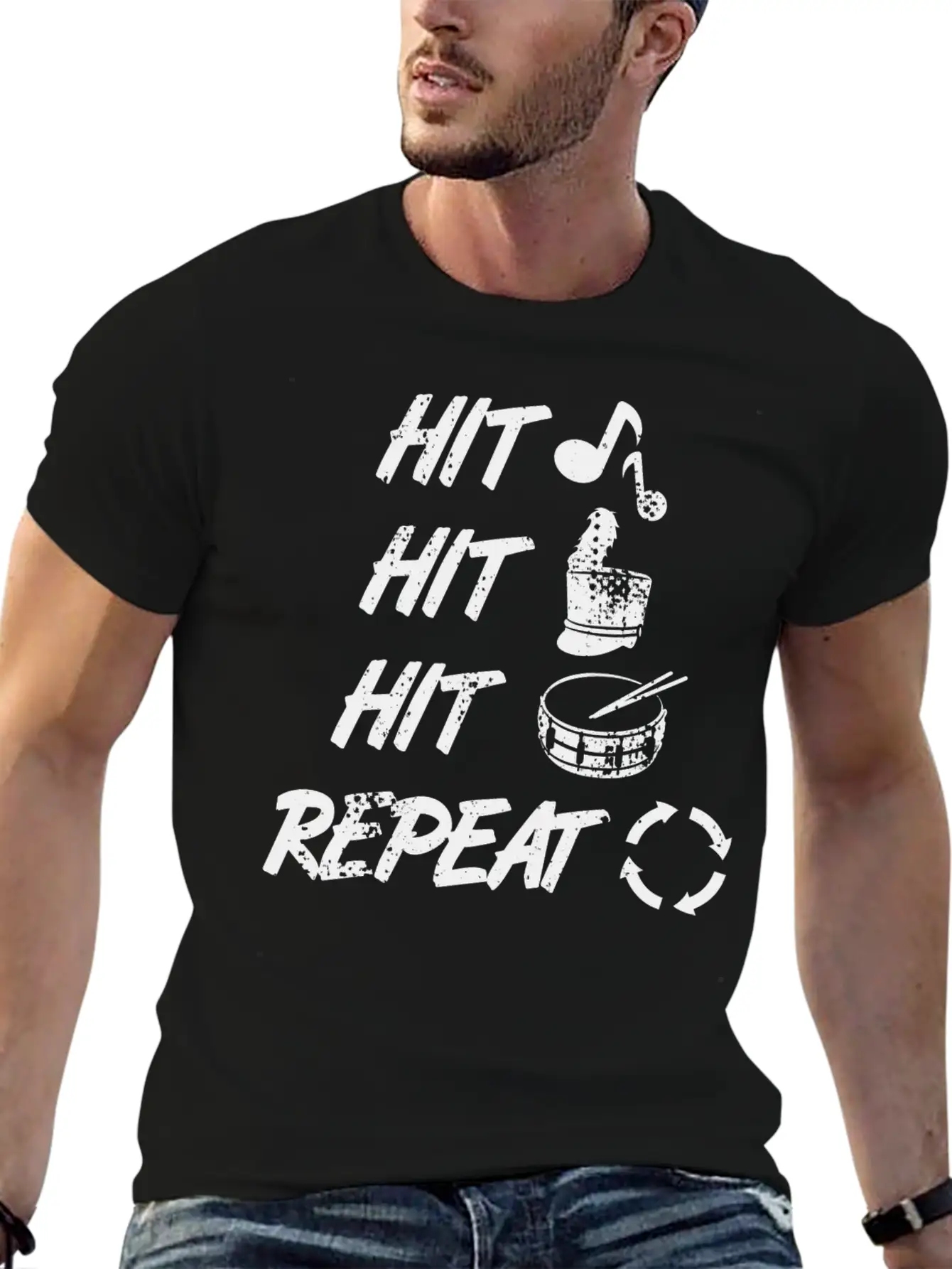 Drums Techniques Classic Cotton Tee – Unisex Comfort For Any Season