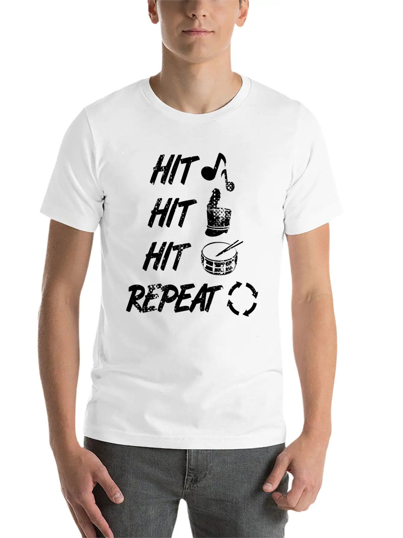 Drums Techniques Classic Cotton Tee – Unisex Comfort For Any Season