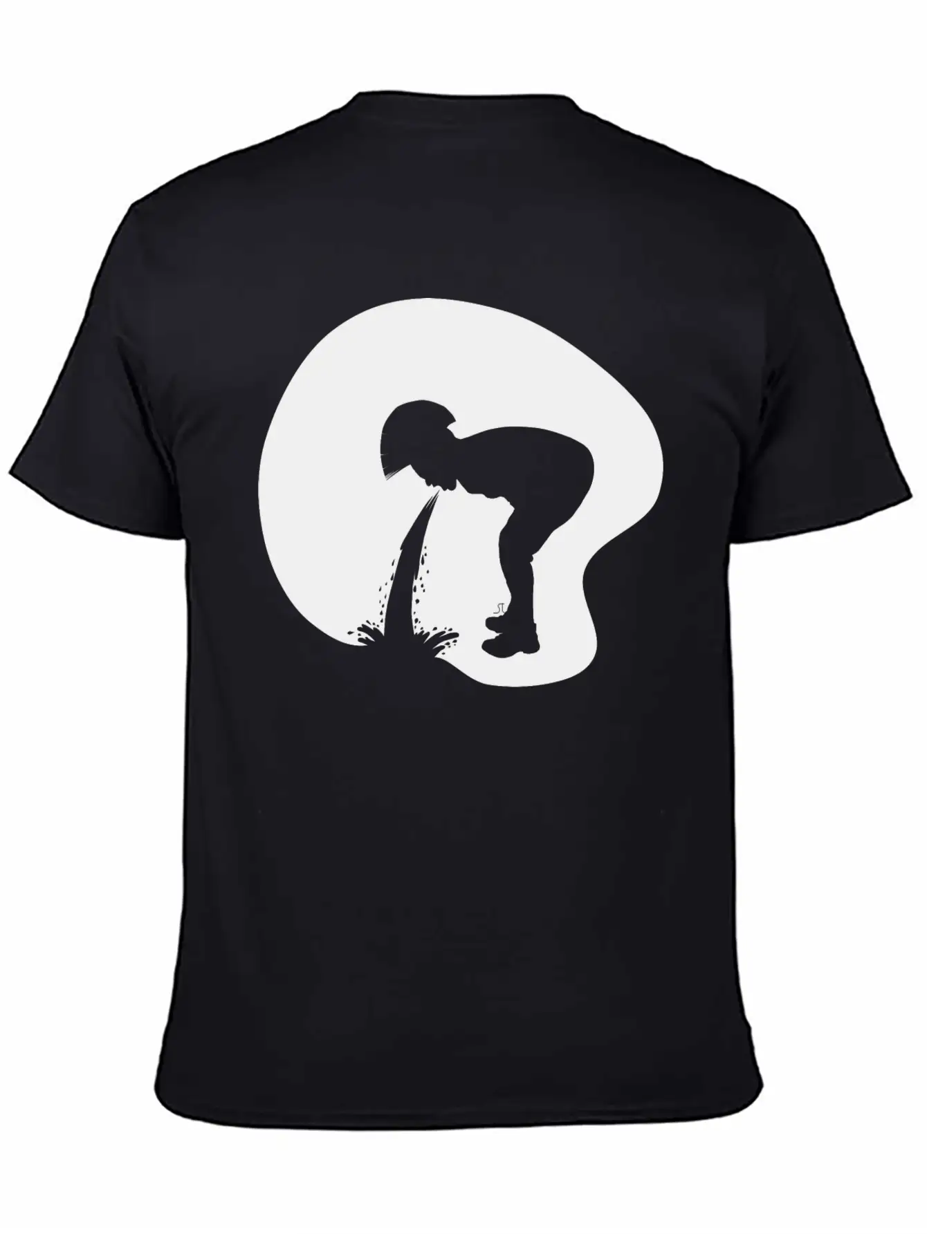 Drunker Punk Boy Black Essential Cotton Tee For Daily Outfits – Unisex Style
