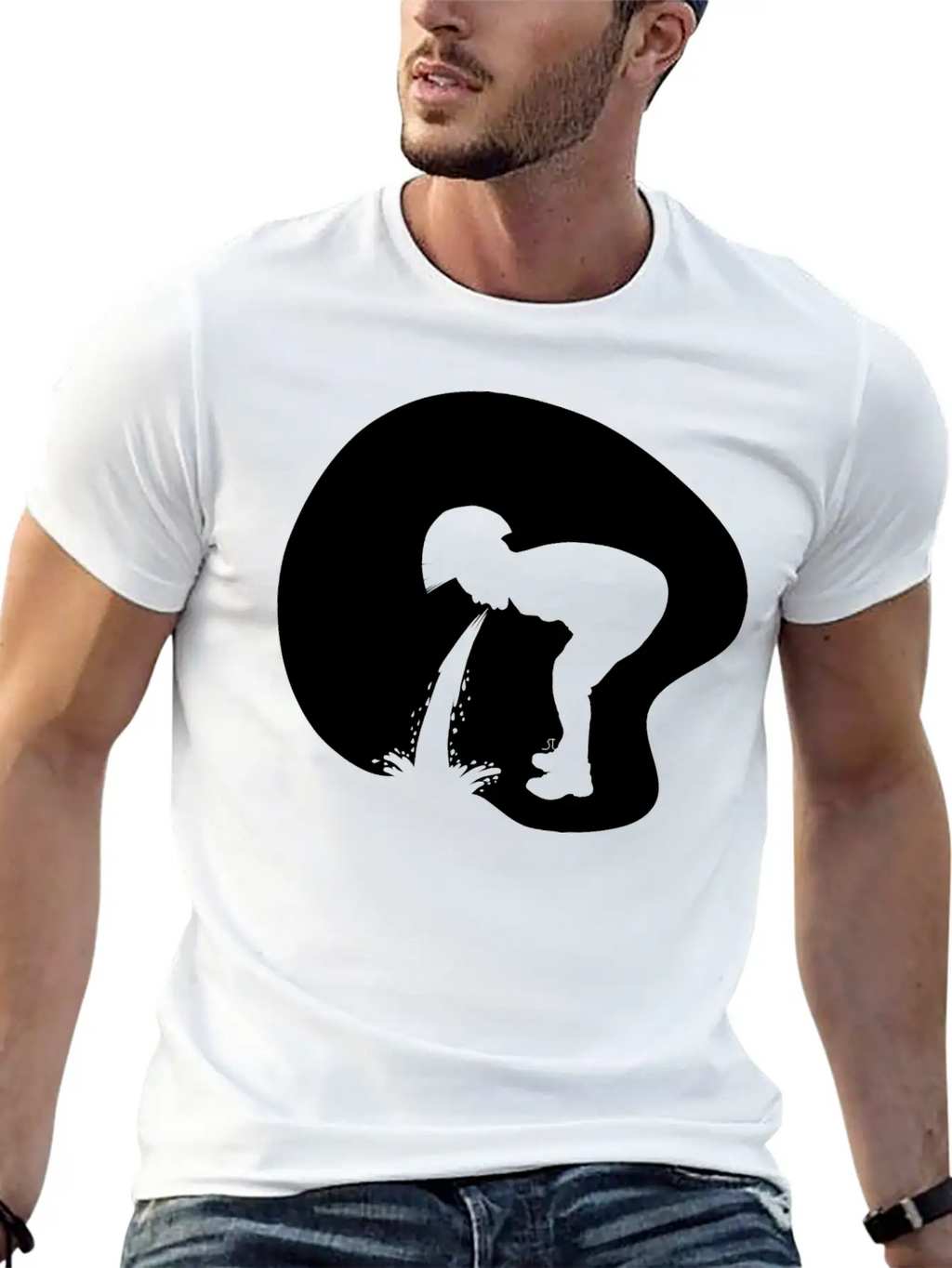 Drunker Punk Boy Black Essential Cotton Tee For Daily Outfits – Unisex Style