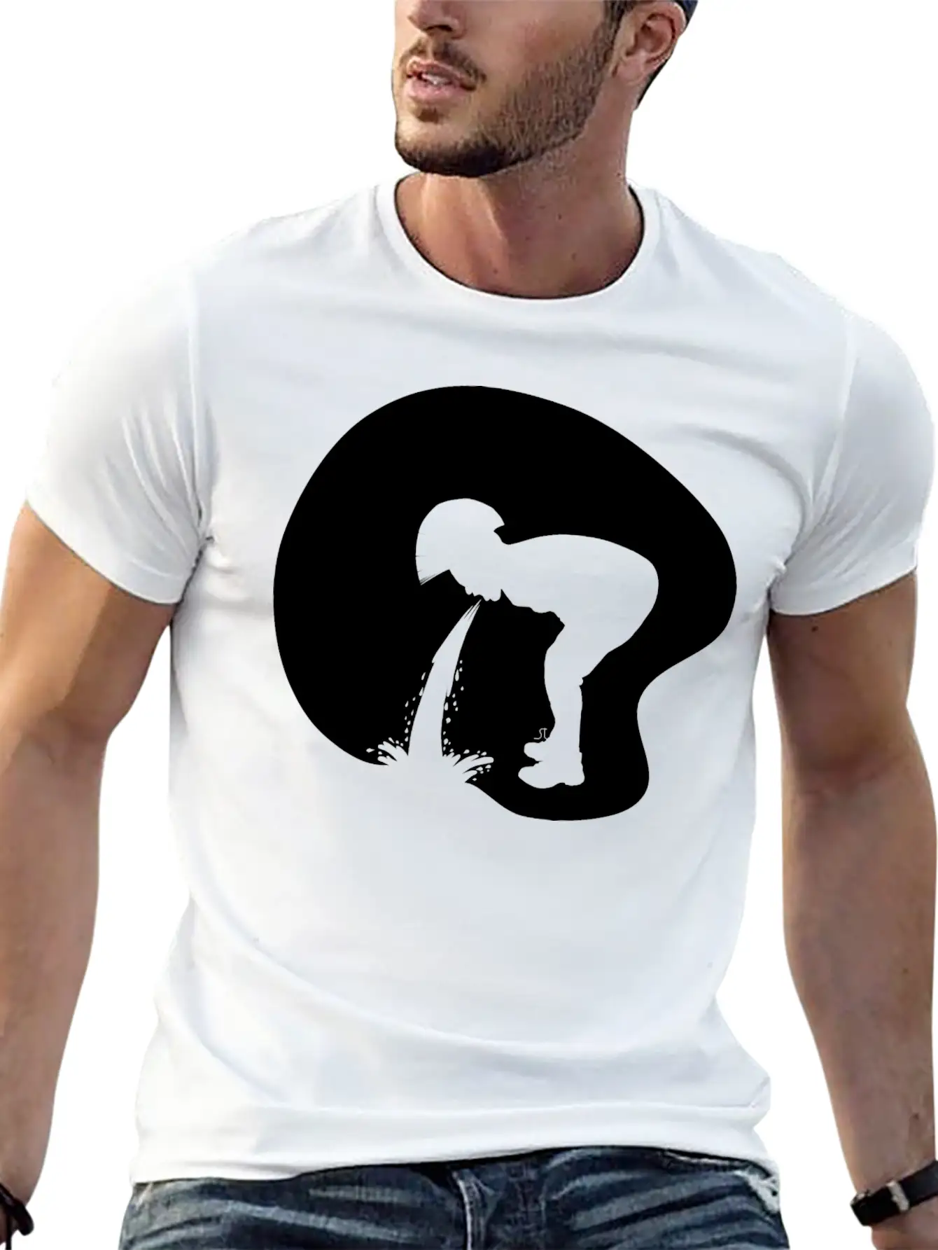 Drunker Punk Boy Black Essential Cotton Tee For Daily Outfits – Unisex Style