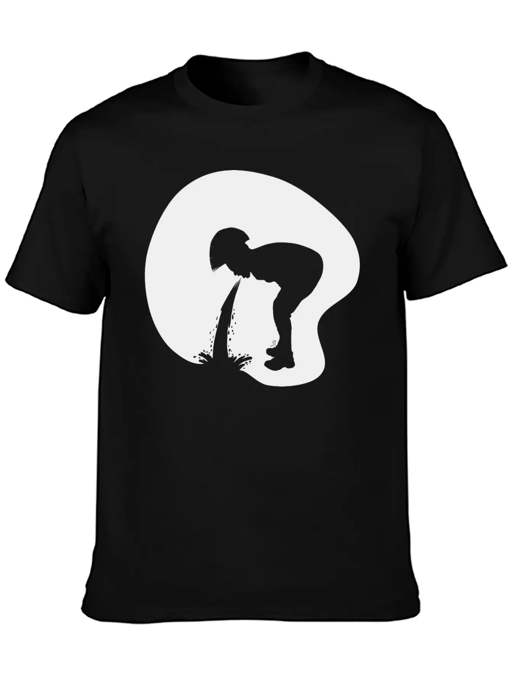 Drunker Punk Boy Black Essential Cotton Tee For Daily Outfits – Unisex Style