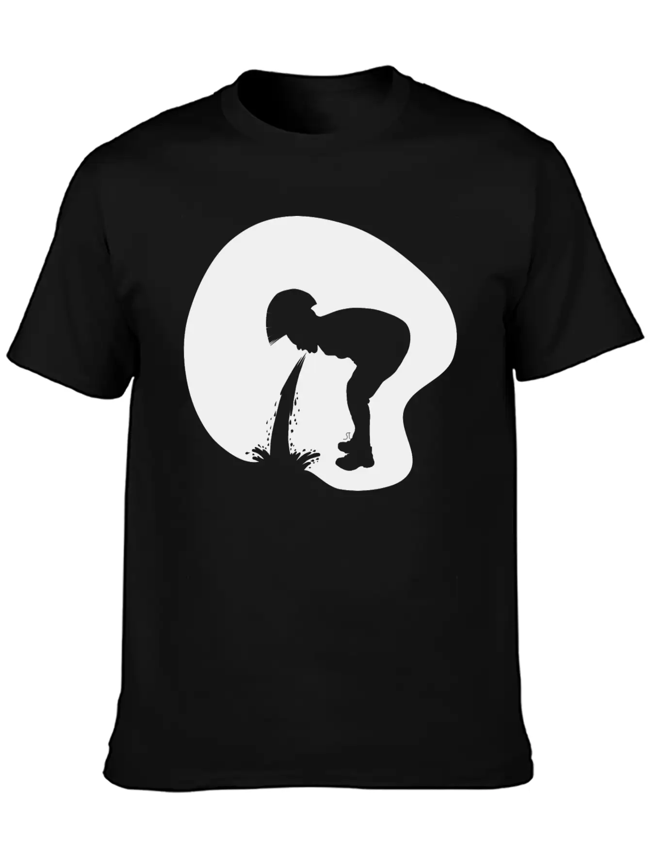 Drunker Punk Boy Black Essential Cotton Tee For Daily Outfits – Unisex Style