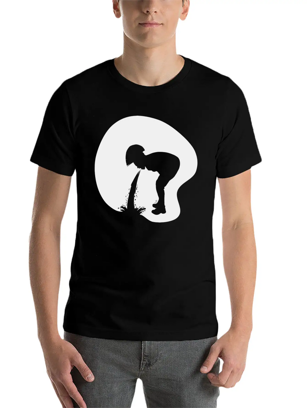 Drunker Punk Boy Black Essential Cotton Tee For Daily Outfits – Unisex Style