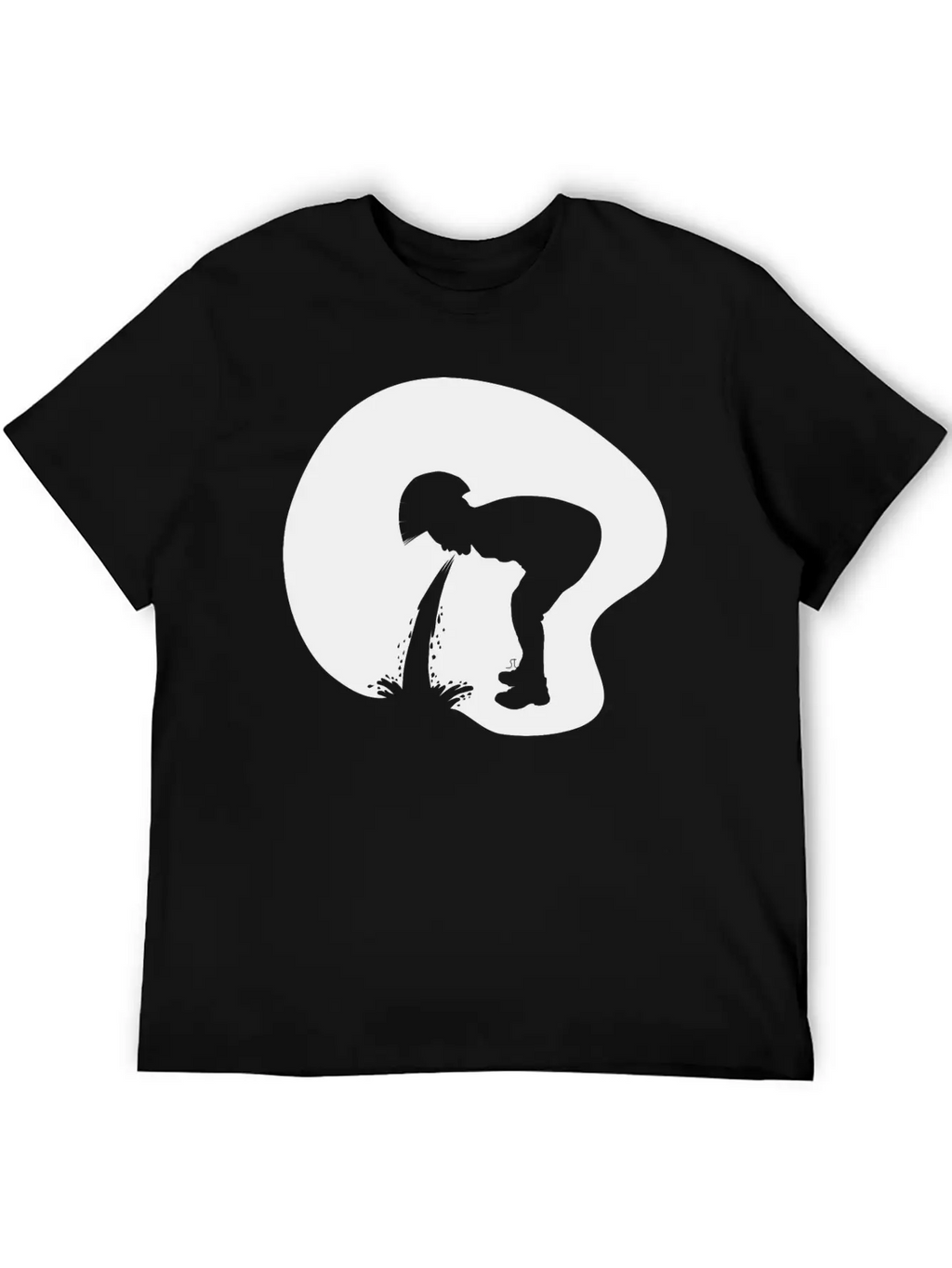 Drunker Punk Boy Black Essential Cotton Tee For Daily Outfits – Unisex Style