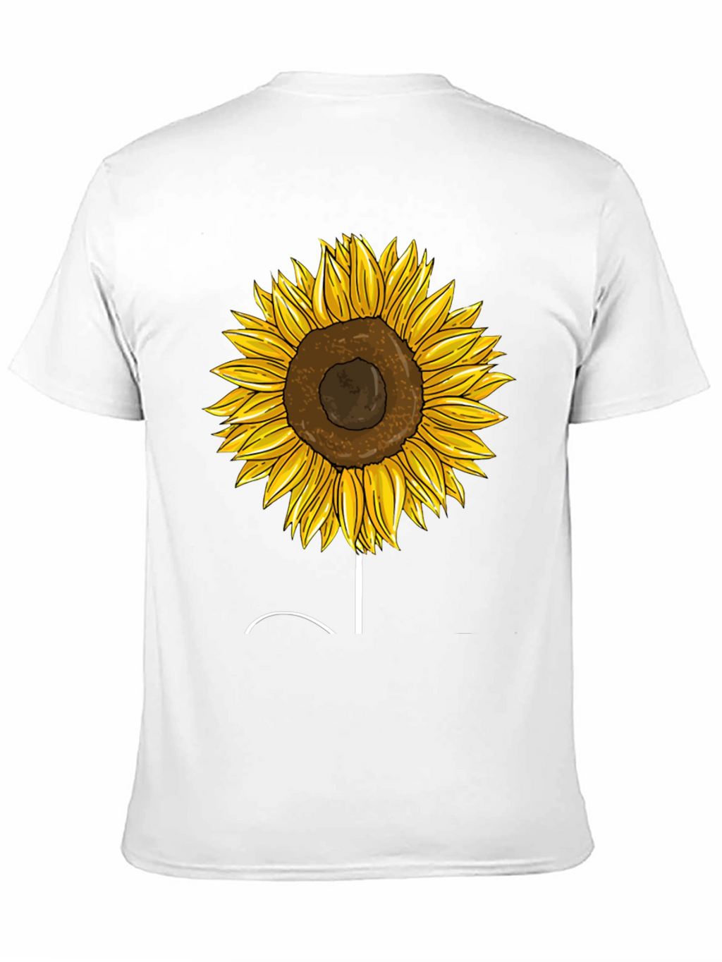 Sunflower Graphic Tee - Trendy Black T-Shirt