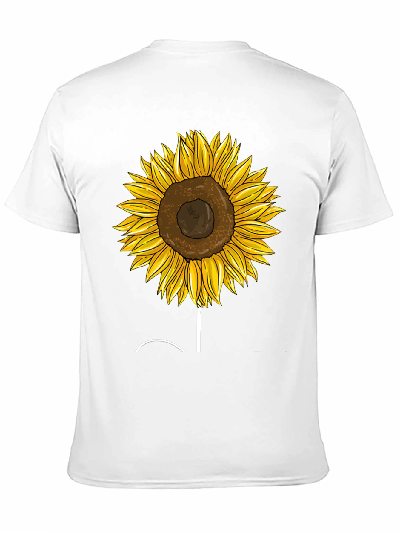 Sunflower Graphic Tee - Trendy Black T-Shirt