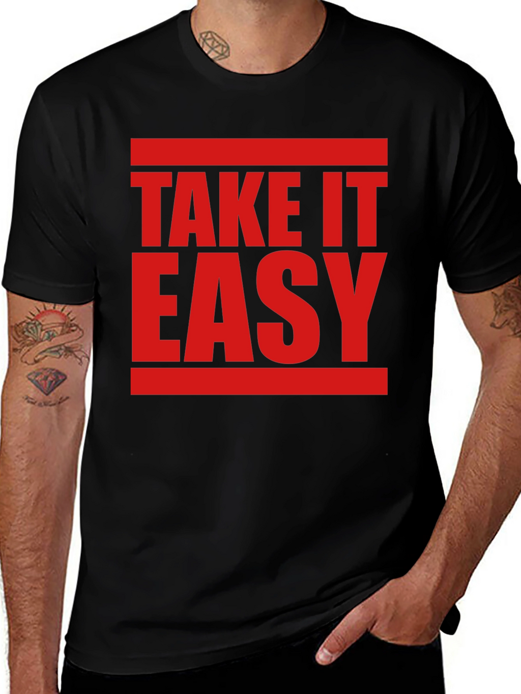 Take It Easy Graphic Tee - Casual Comfort