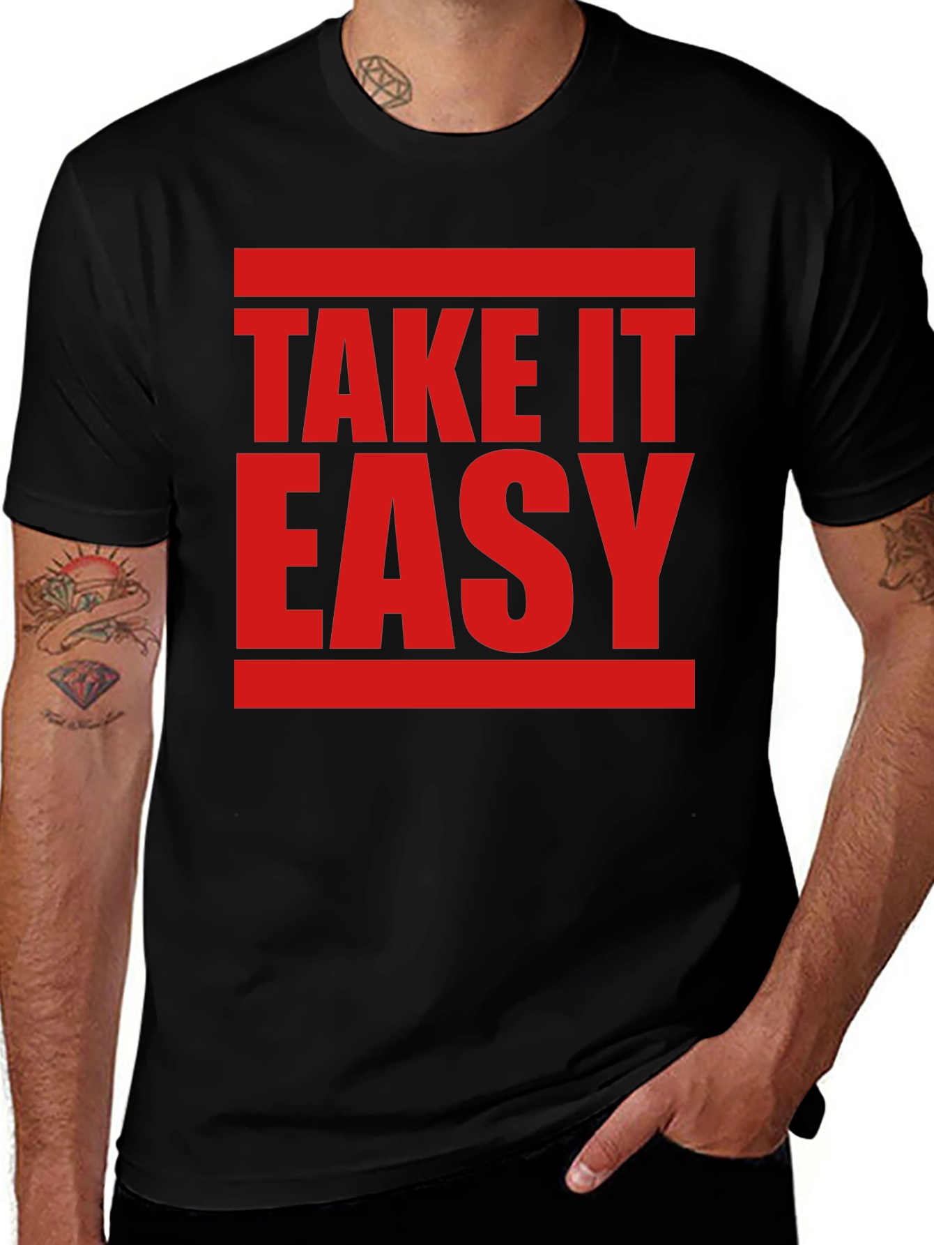 Take It Easy Graphic Tee - Casual Comfort