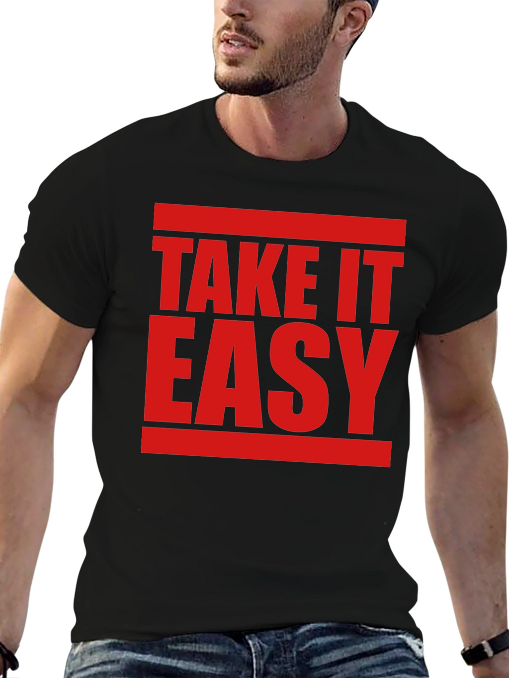 Take It Easy Graphic Tee - Casual Comfort