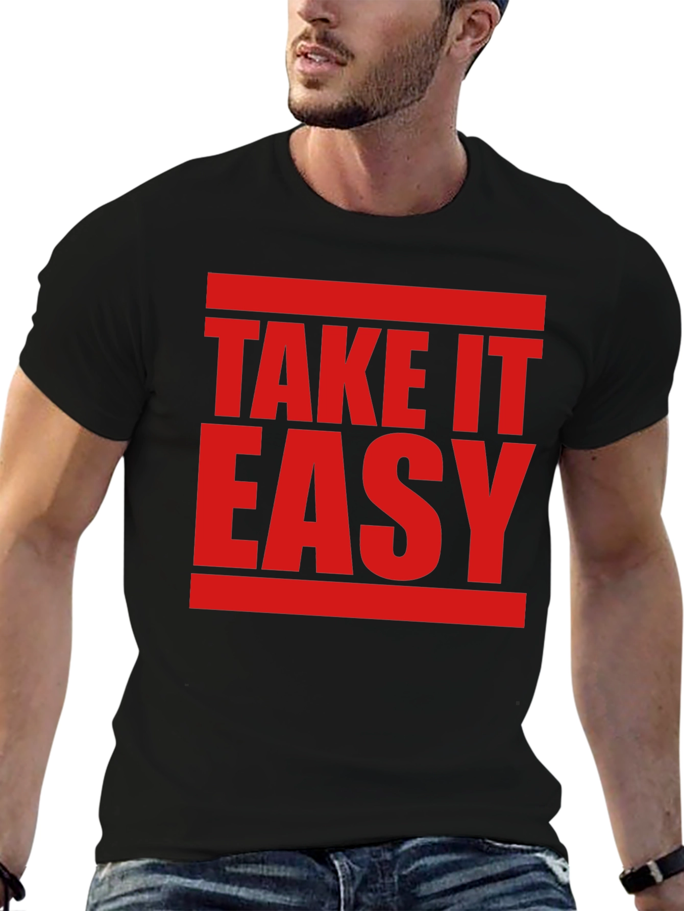 Take It Easy Graphic Tee - Casual Comfort