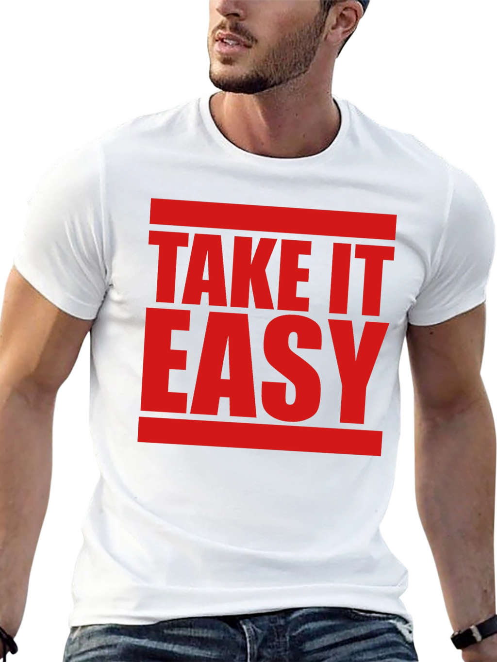 Take It Easy Graphic Tee - Casual Comfort