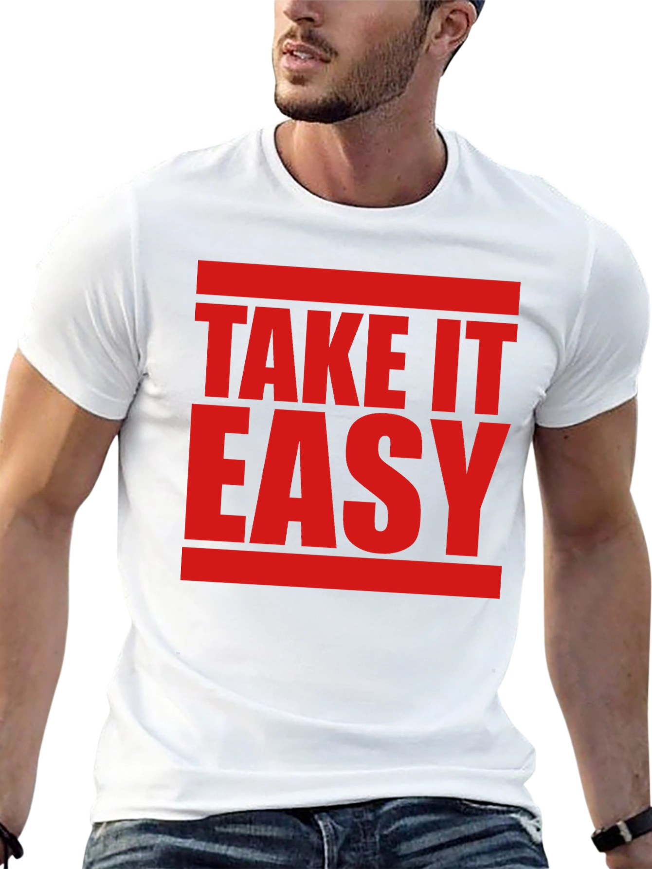 Take It Easy Graphic Tee - Casual Comfort