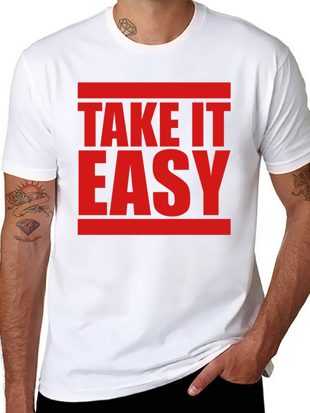 Take It Easy Graphic Tee - Casual Comfort