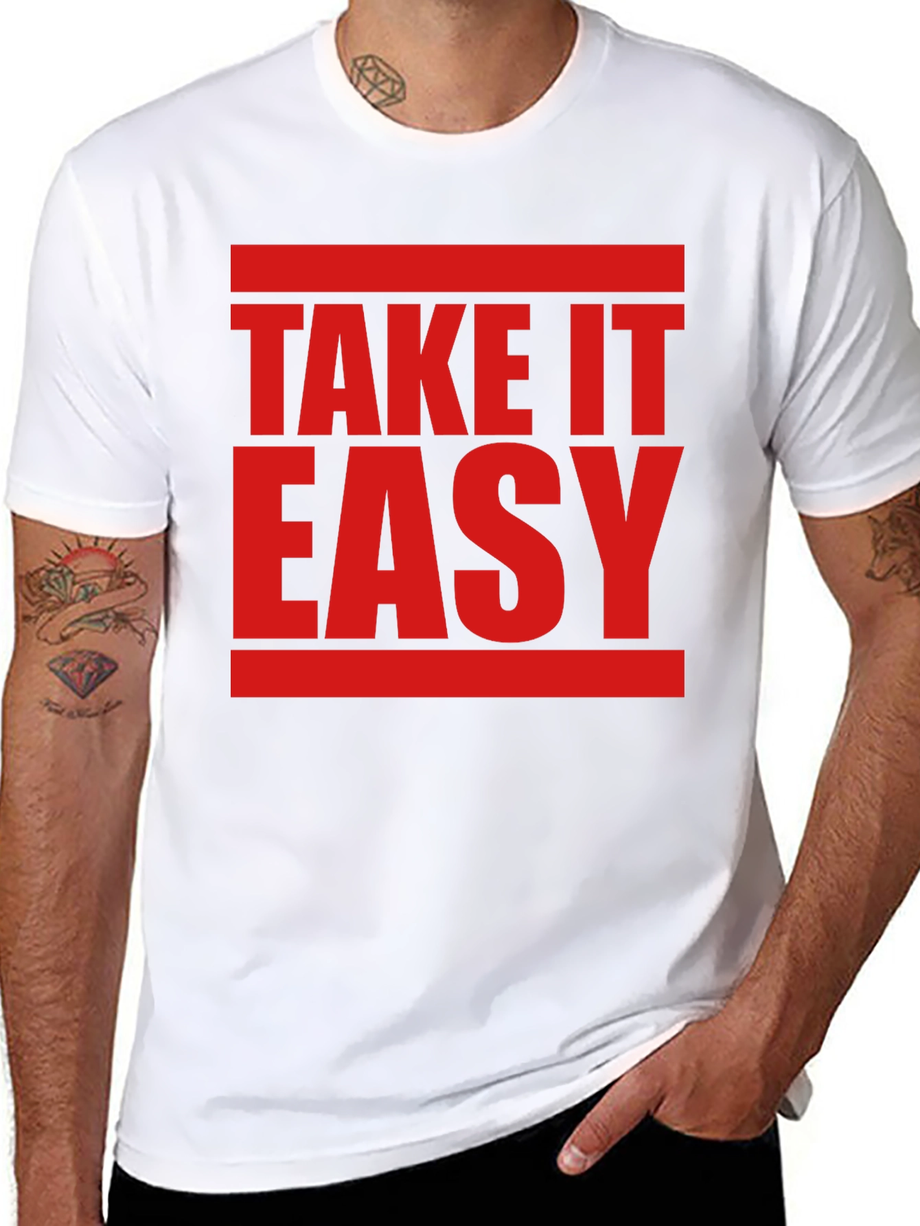 Take It Easy Graphic Tee - Casual Comfort