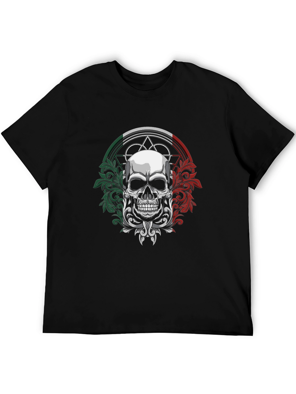 Skull Graphic T-Shirt - Black