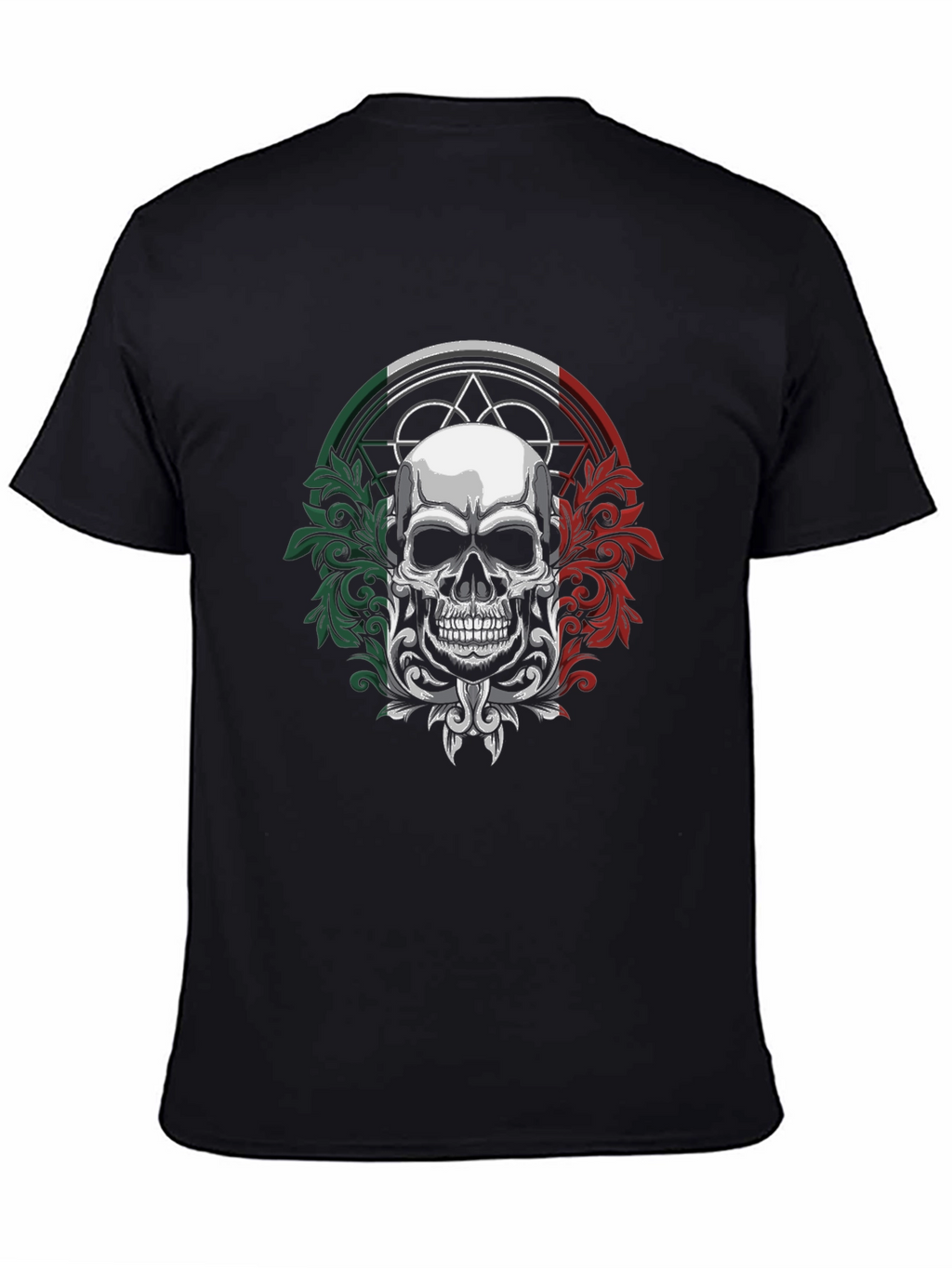Skull Graphic T-Shirt - Black