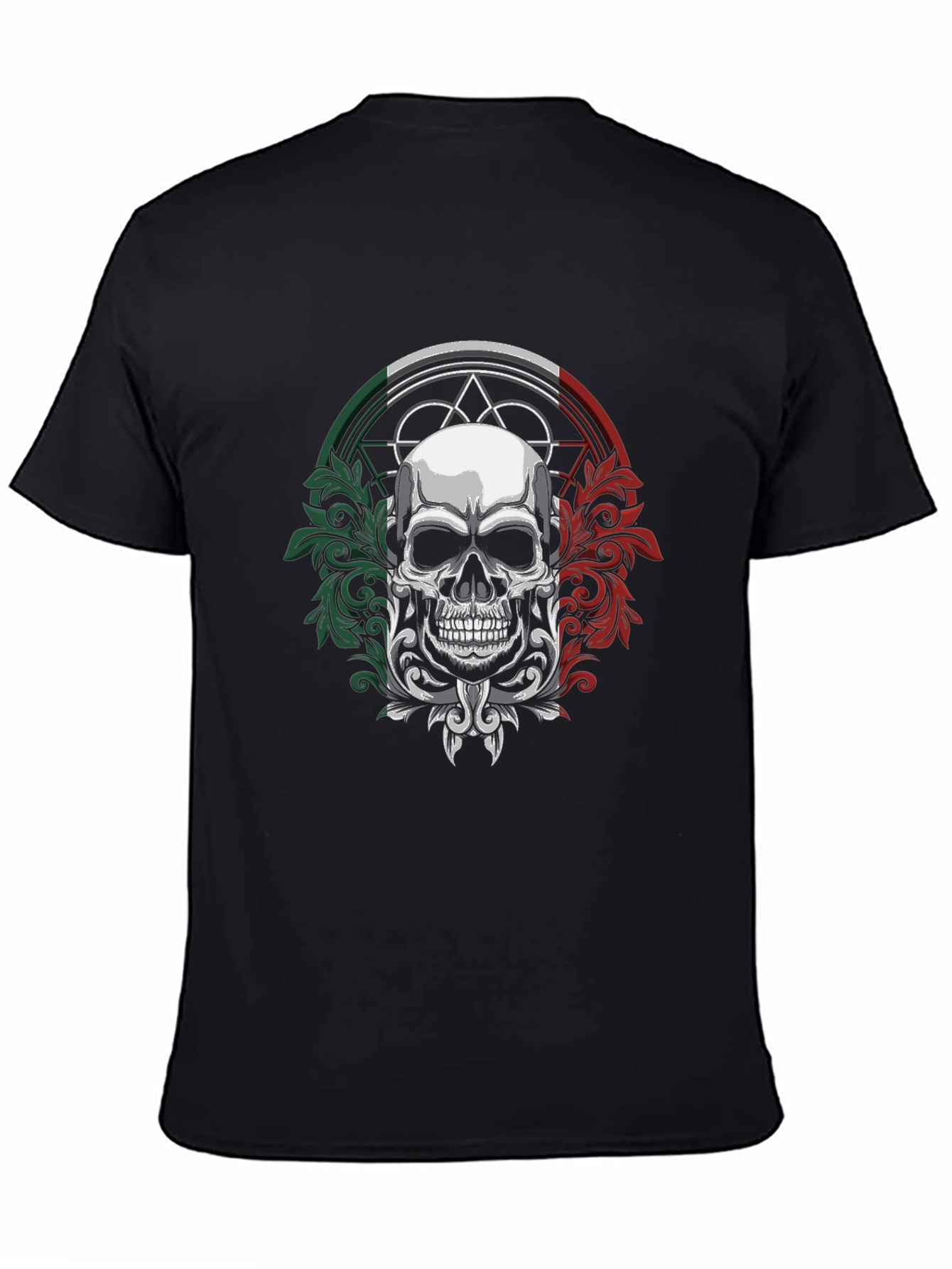 Skull Graphic T-Shirt - Black