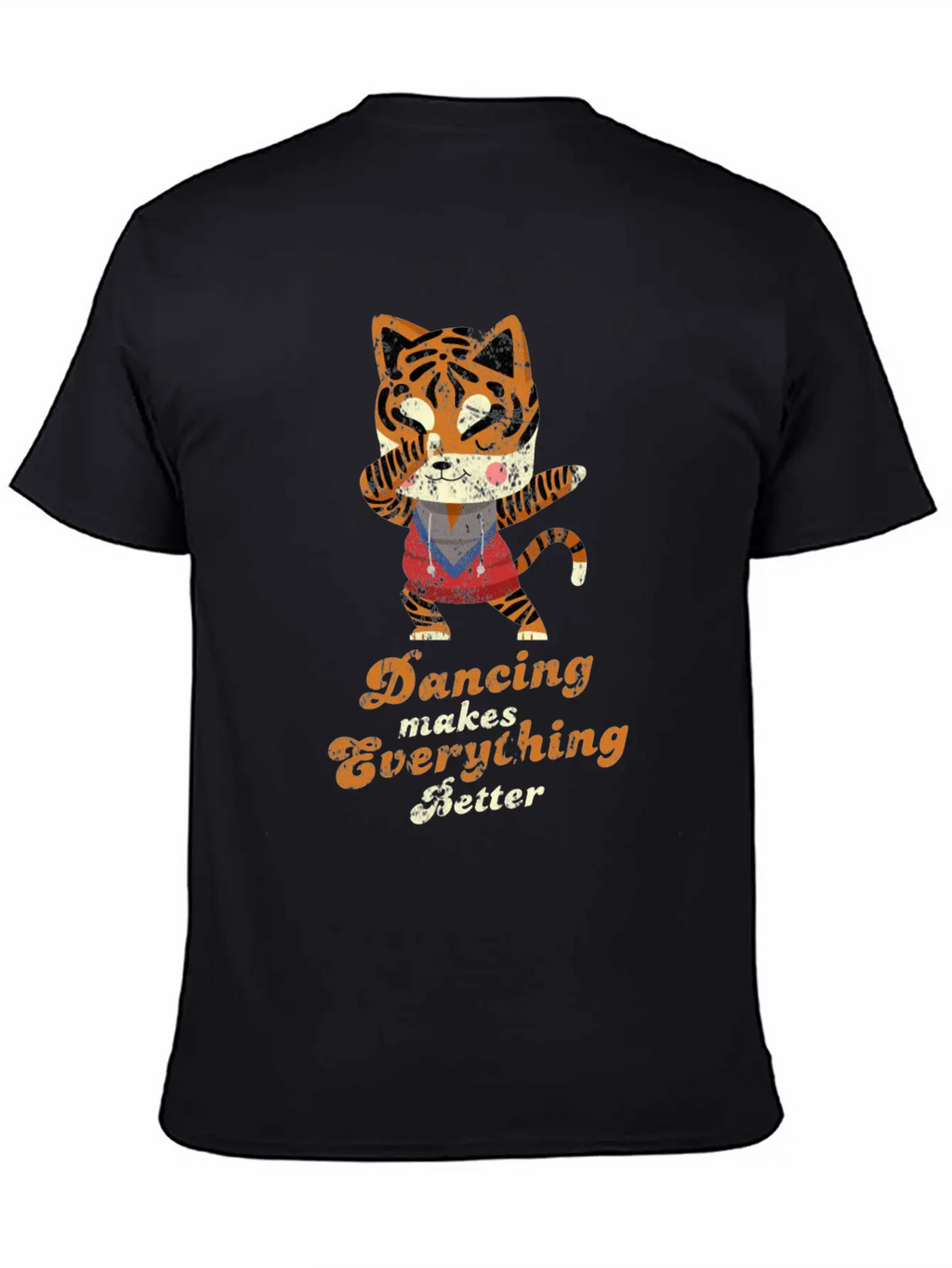 Dubbing Tiger Breathable Soft Cotton T-Shirt – Timeless Casual Look
