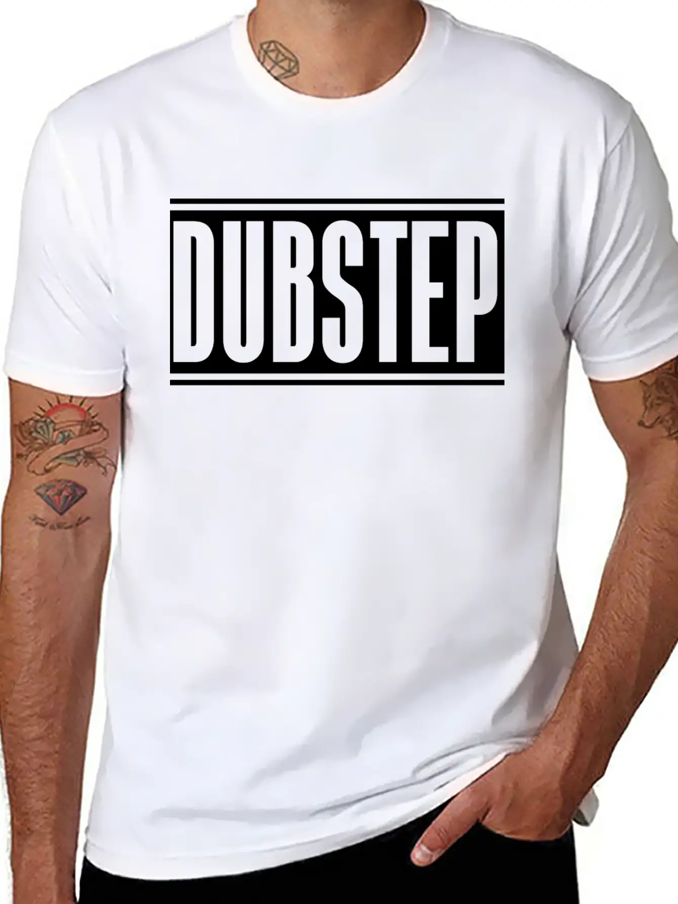 Dubstep Breathable Soft Cotton T-Shirt – Timeless Casual Look