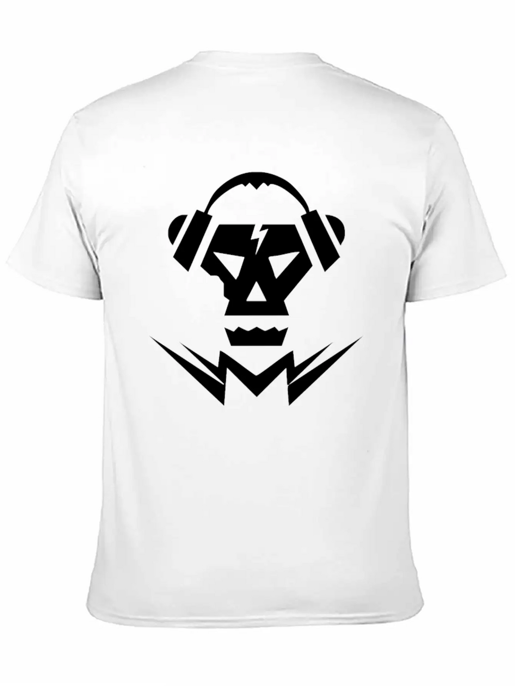 Dubstep Music Logo Skull Basic Graphic T-Shirt – Daily Comfort In Soft Cotton
