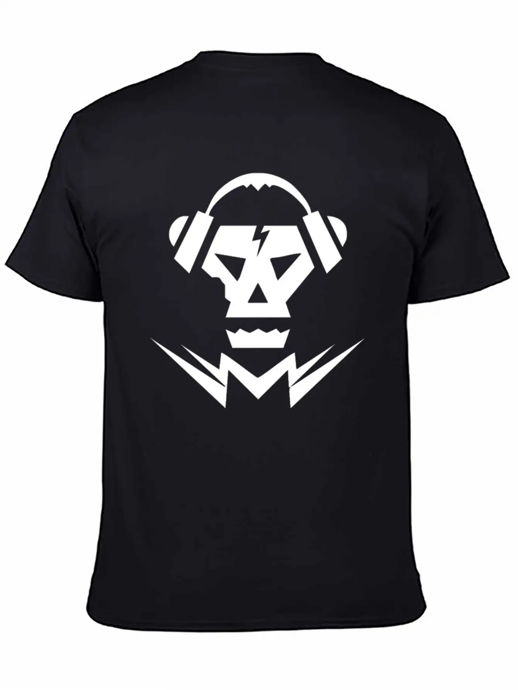 Dubstep Music Logo Skull Basic Graphic T-Shirt – Daily Comfort In Soft Cotton