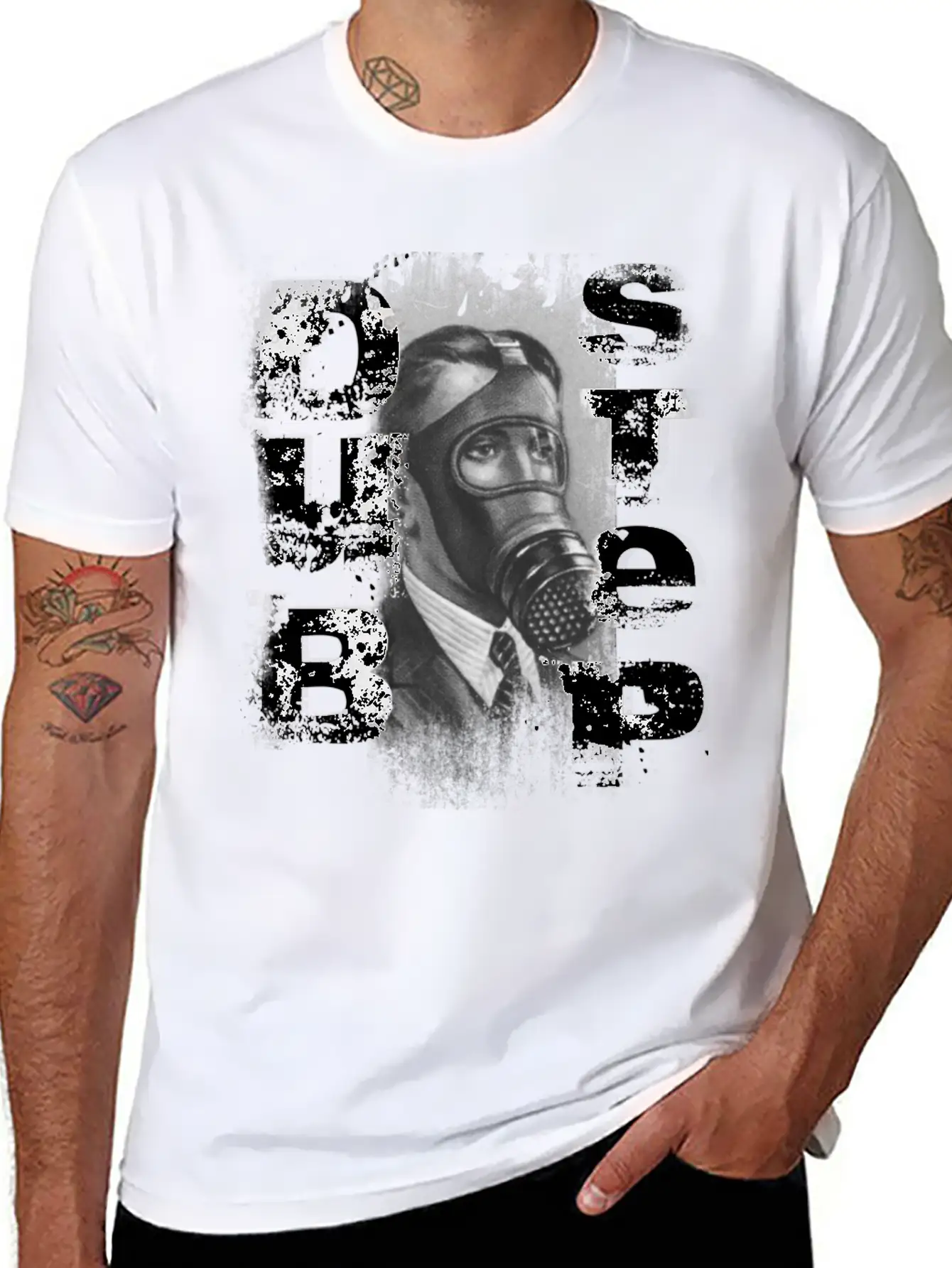 Dubstep Retro Gas Mask Classic Cotton Tee – Unisex Comfort For Any Season