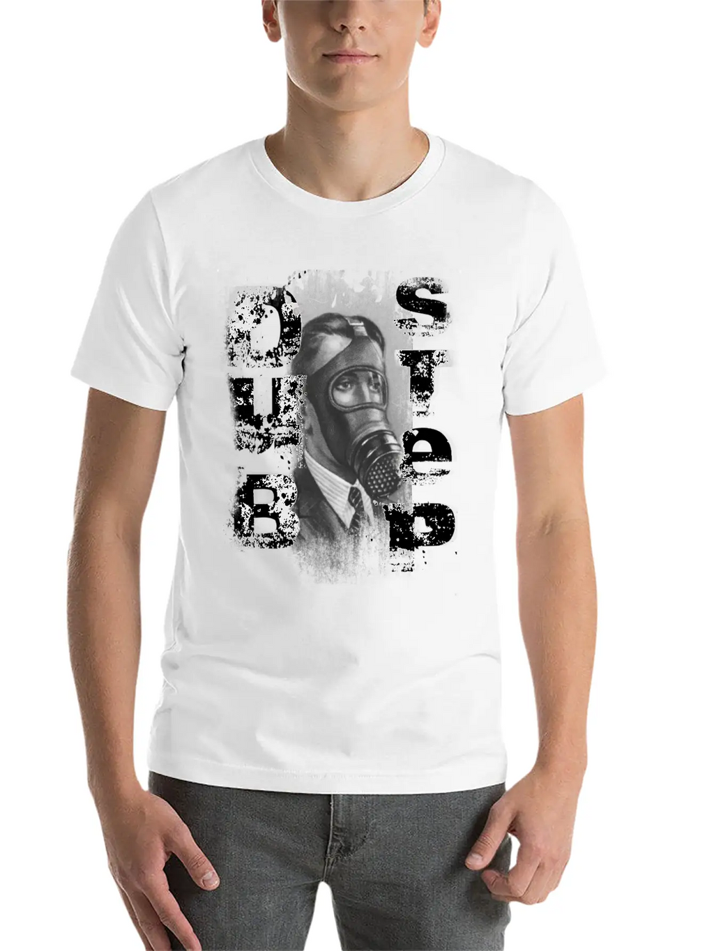 Dubstep Retro Gas Mask Classic Cotton Tee – Unisex Comfort For Any Season
