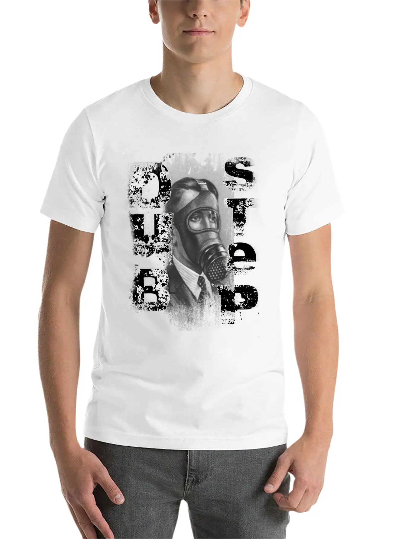 Dubstep Retro Gas Mask Classic Cotton Tee – Unisex Comfort For Any Season