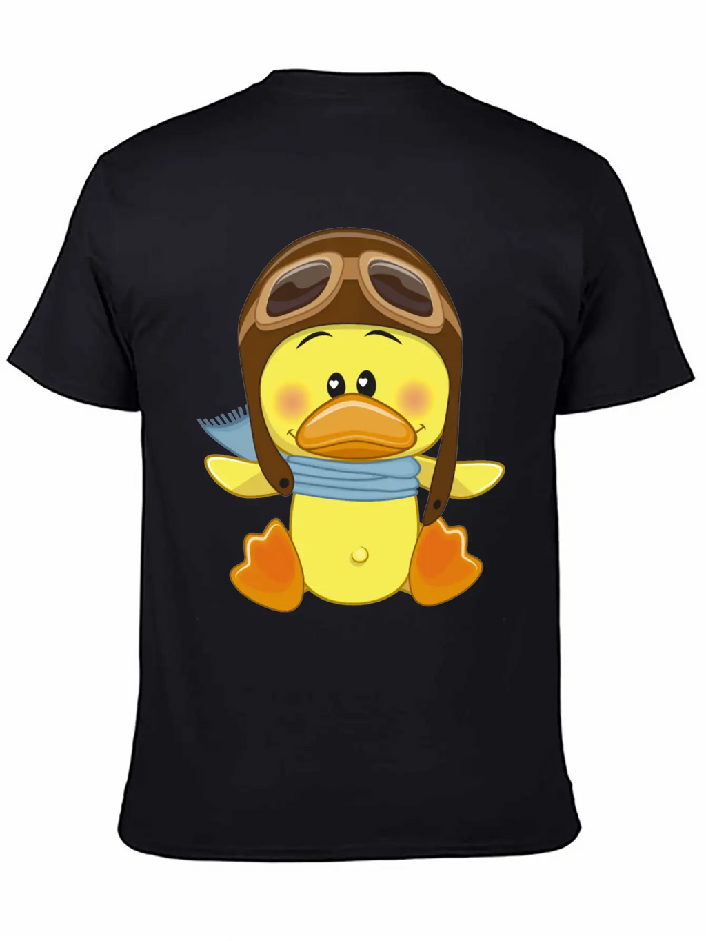 Duck-scarf-sky-pilot-navigator Stylish Everyday T-Shirt – Unisex Basic Cotton Tee