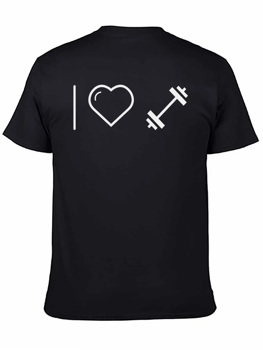 Dumbbell - I Love Dumbbell Classic Cotton Tee – Unisex Comfort For Any Season