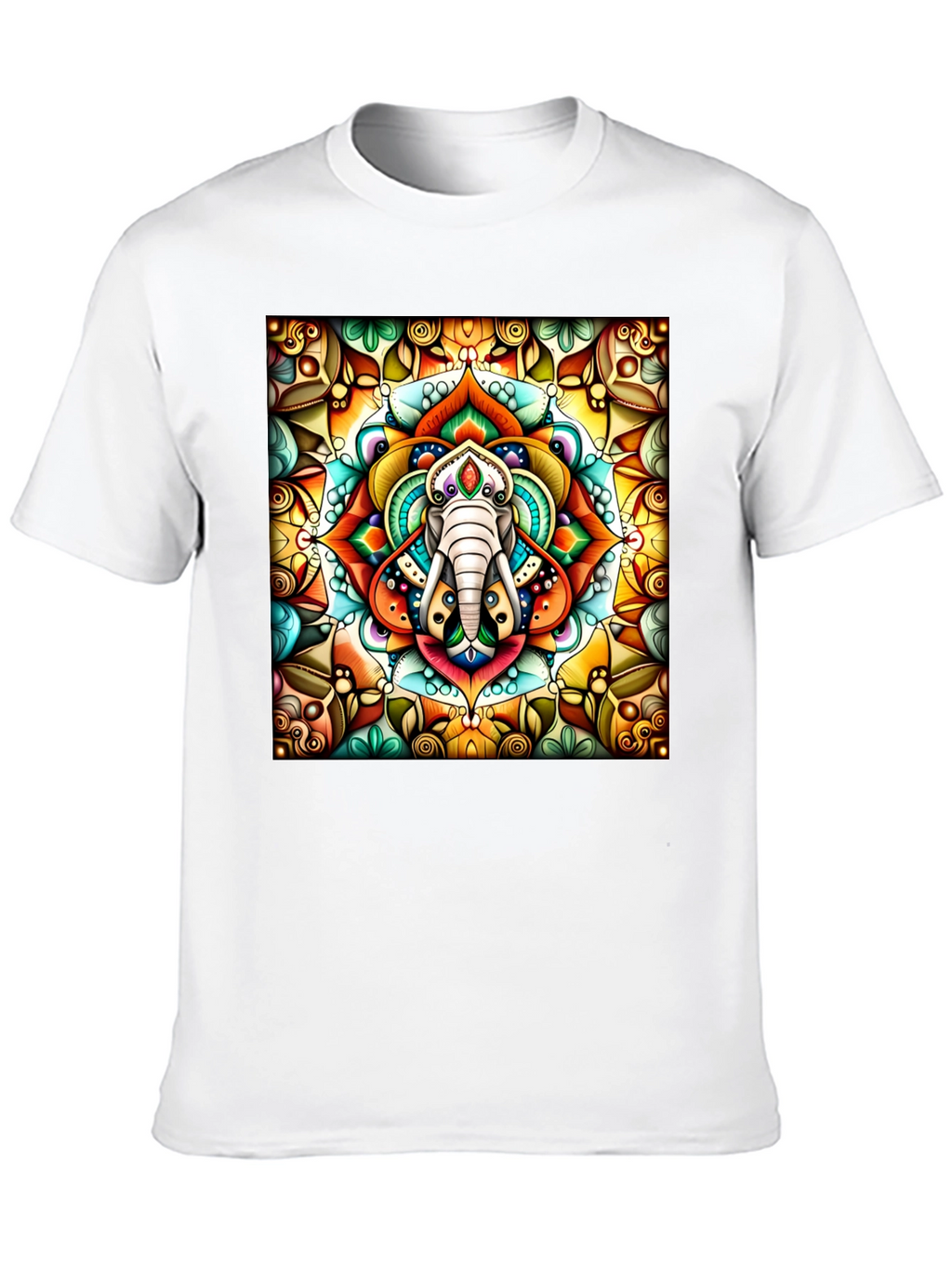 Elephant Mandala Graphic Tee