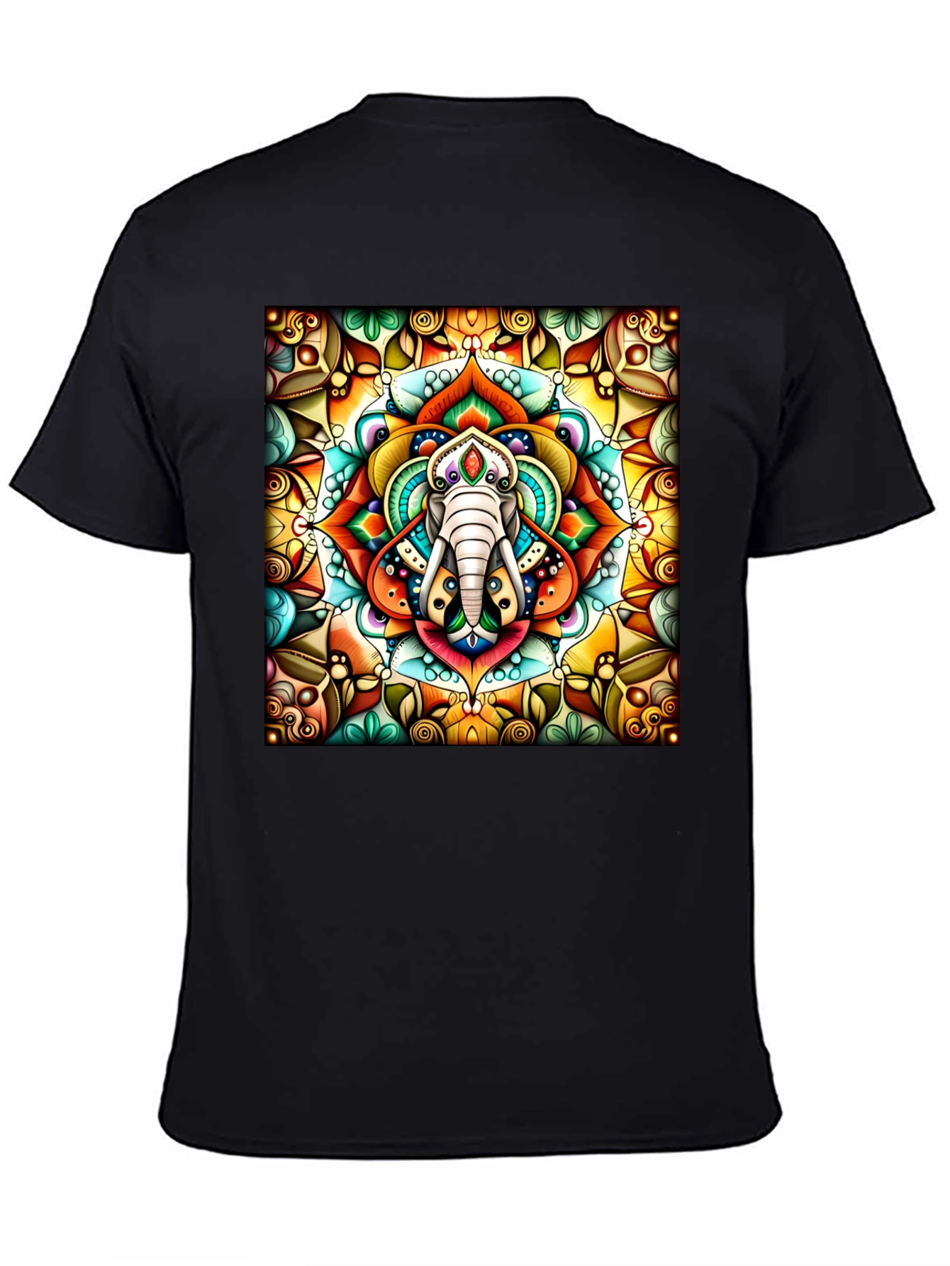 Elephant Mandala Graphic Tee