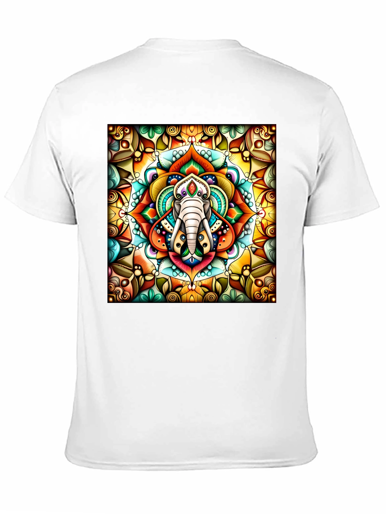 Elephant Mandala Graphic Tee