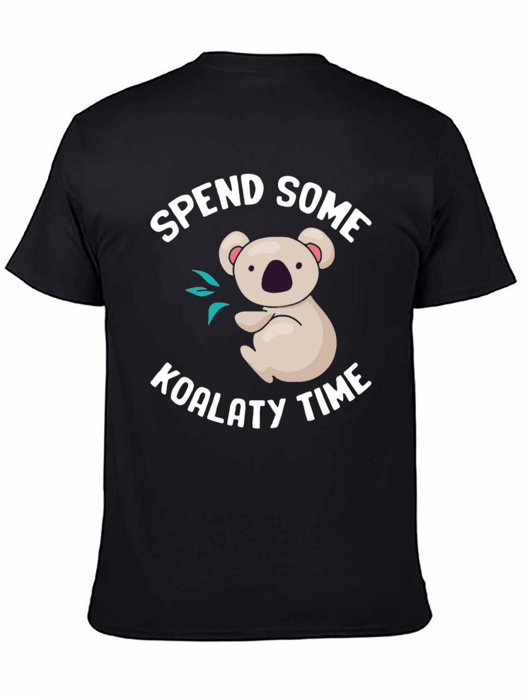 Koala-ty Time Black T-Shirt