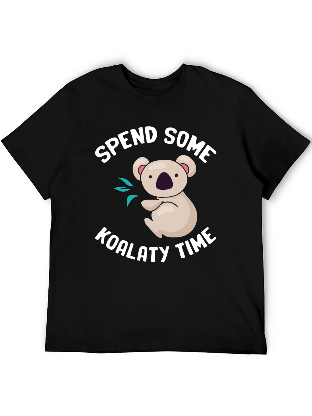 Koala-ty Time Black T-Shirt