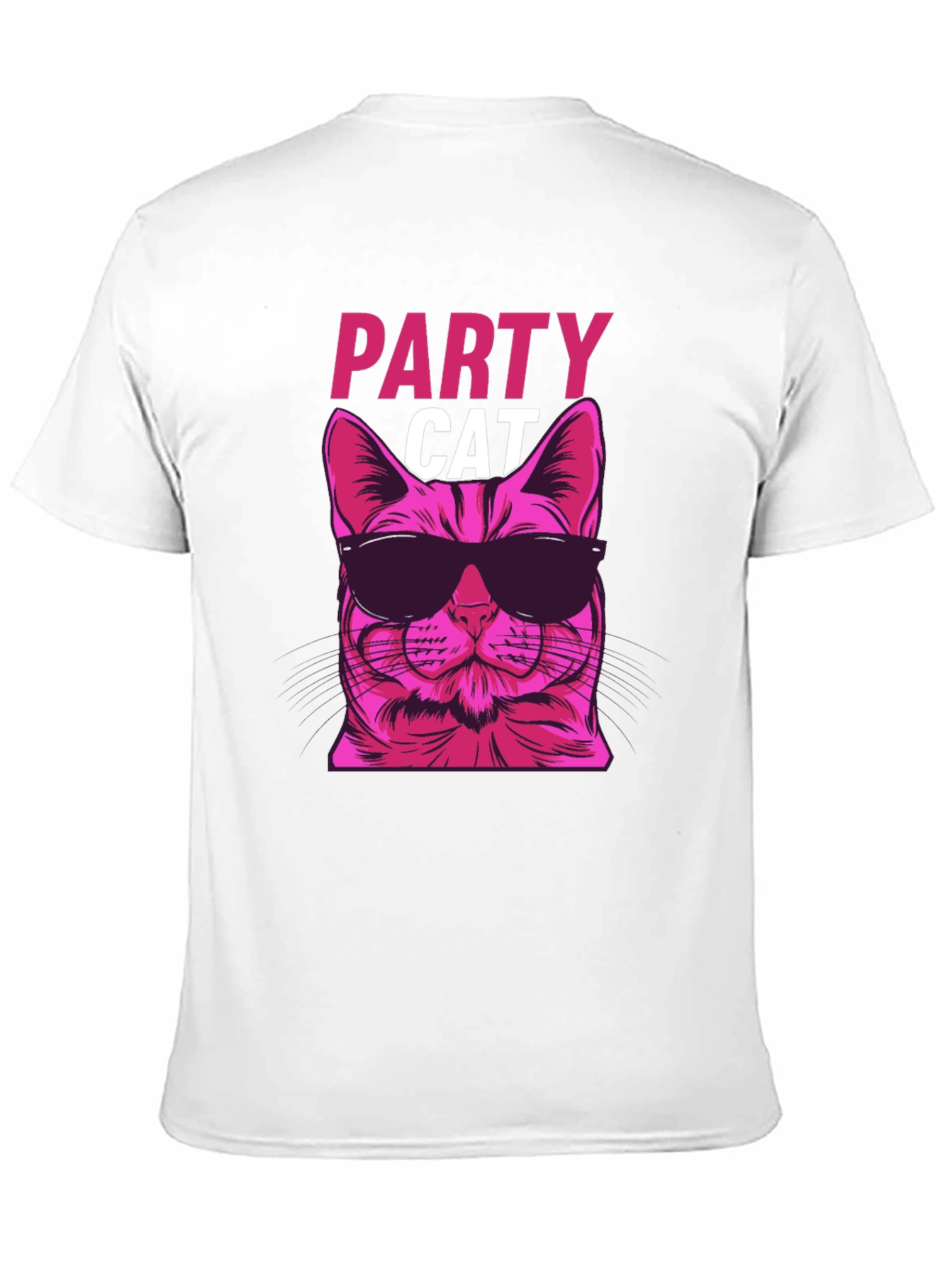 Party Cat Graphic Tee - Cool & Funky!