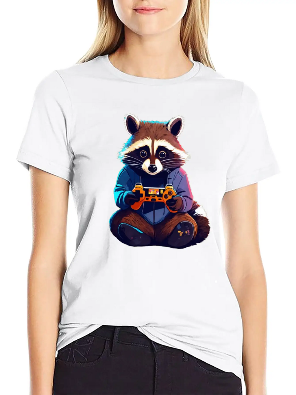 Dynamic Gamer Doodle T-Shirt Classic Cotton Tee – Unisex Comfort For Any Season