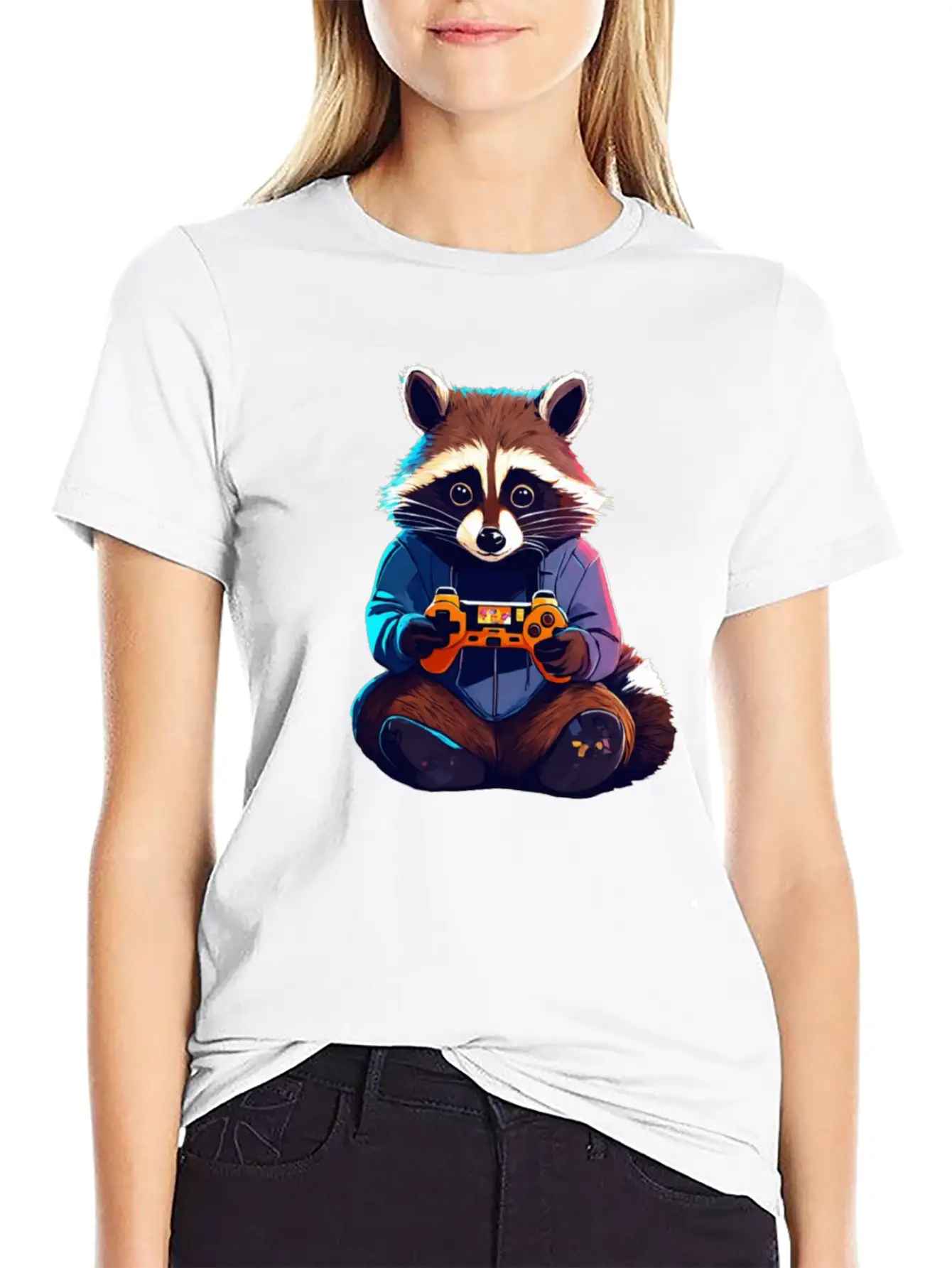 Dynamic Gamer Doodle T-Shirt Classic Cotton Tee – Unisex Comfort For Any Season