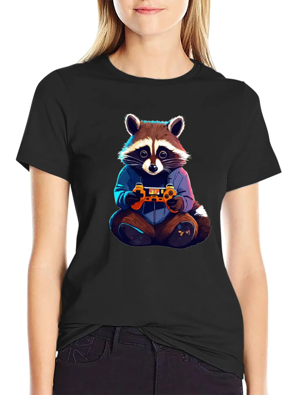 Dynamic Gamer Doodle T-Shirt Classic Cotton Tee – Unisex Comfort For Any Season
