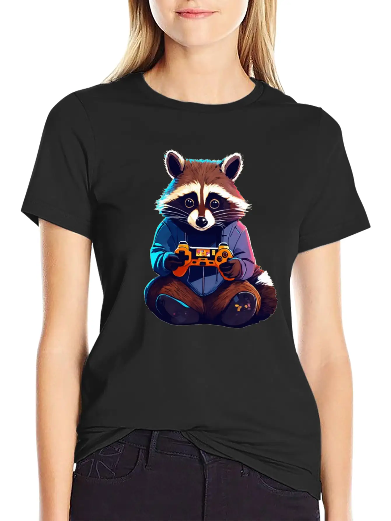 Dynamic Gamer Doodle T-Shirt Classic Cotton Tee – Unisex Comfort For Any Season