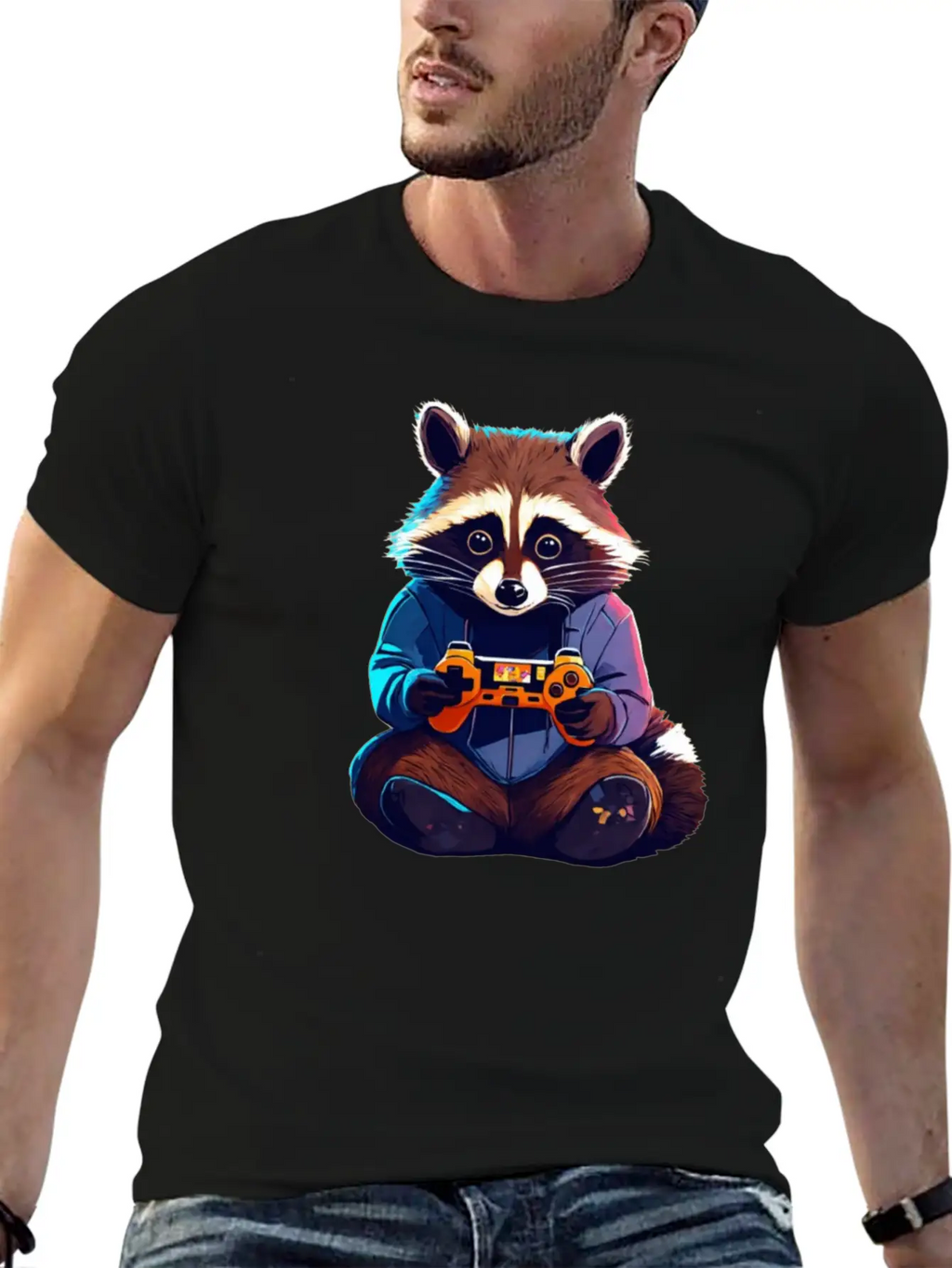 Dynamic Gamer Doodle T-Shirt Classic Cotton Tee – Unisex Comfort For Any Season