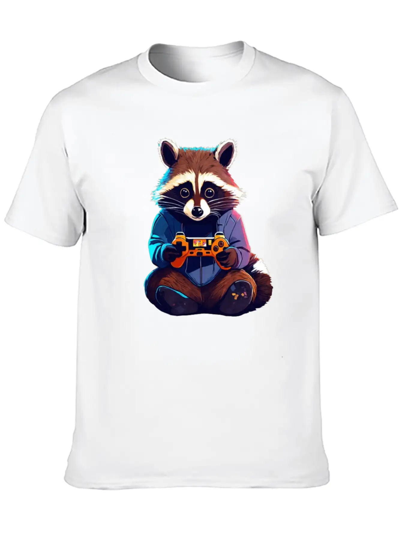 Dynamic Gamer Doodle T-Shirt Classic Cotton Tee – Unisex Comfort For Any Season