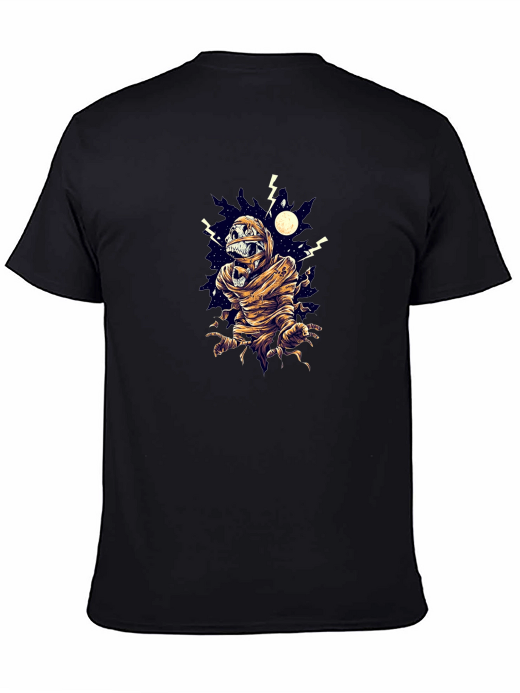 Mummy Graphic Black T-Shirt
