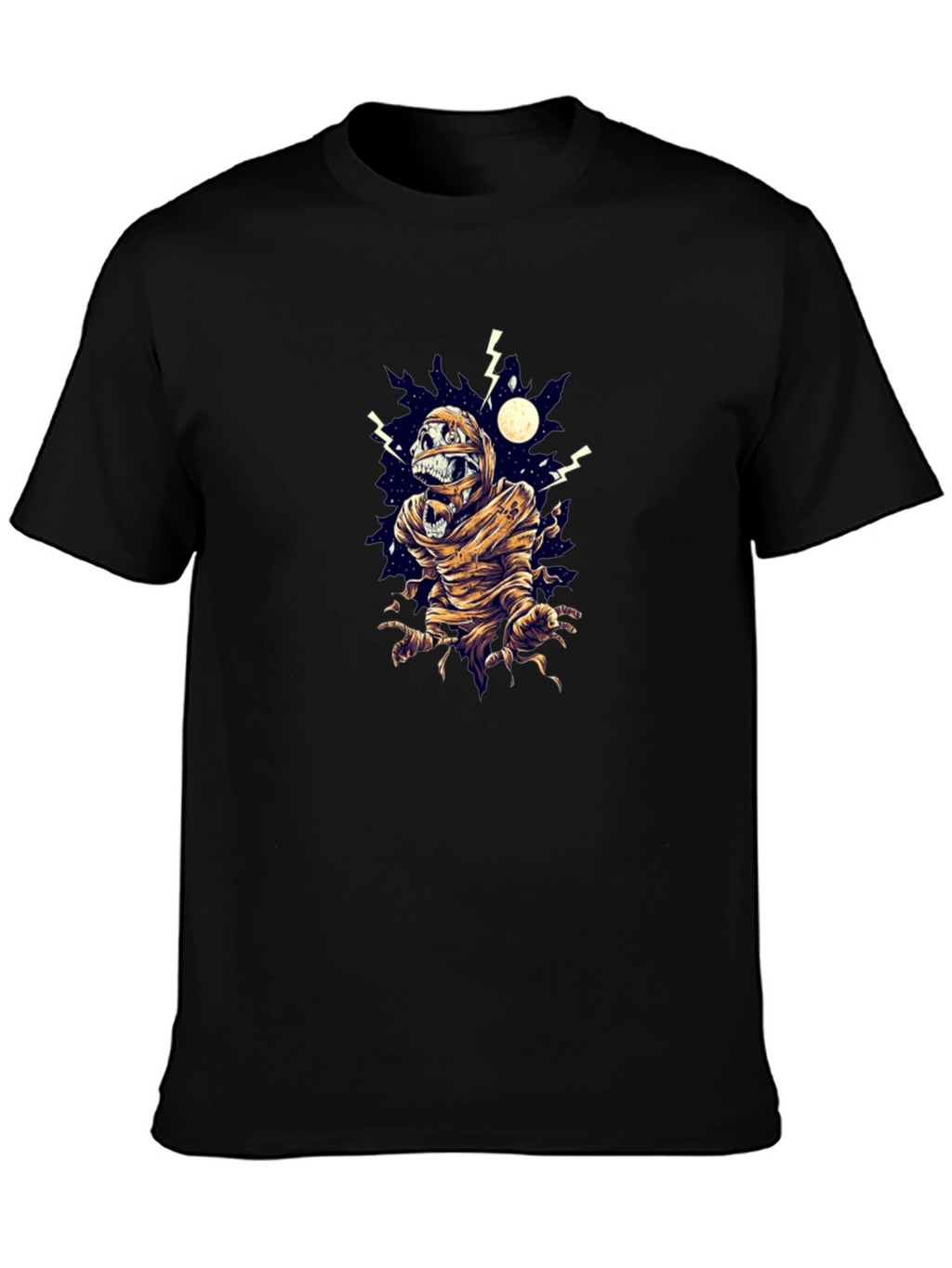 Mummy Graphic Black T-Shirt