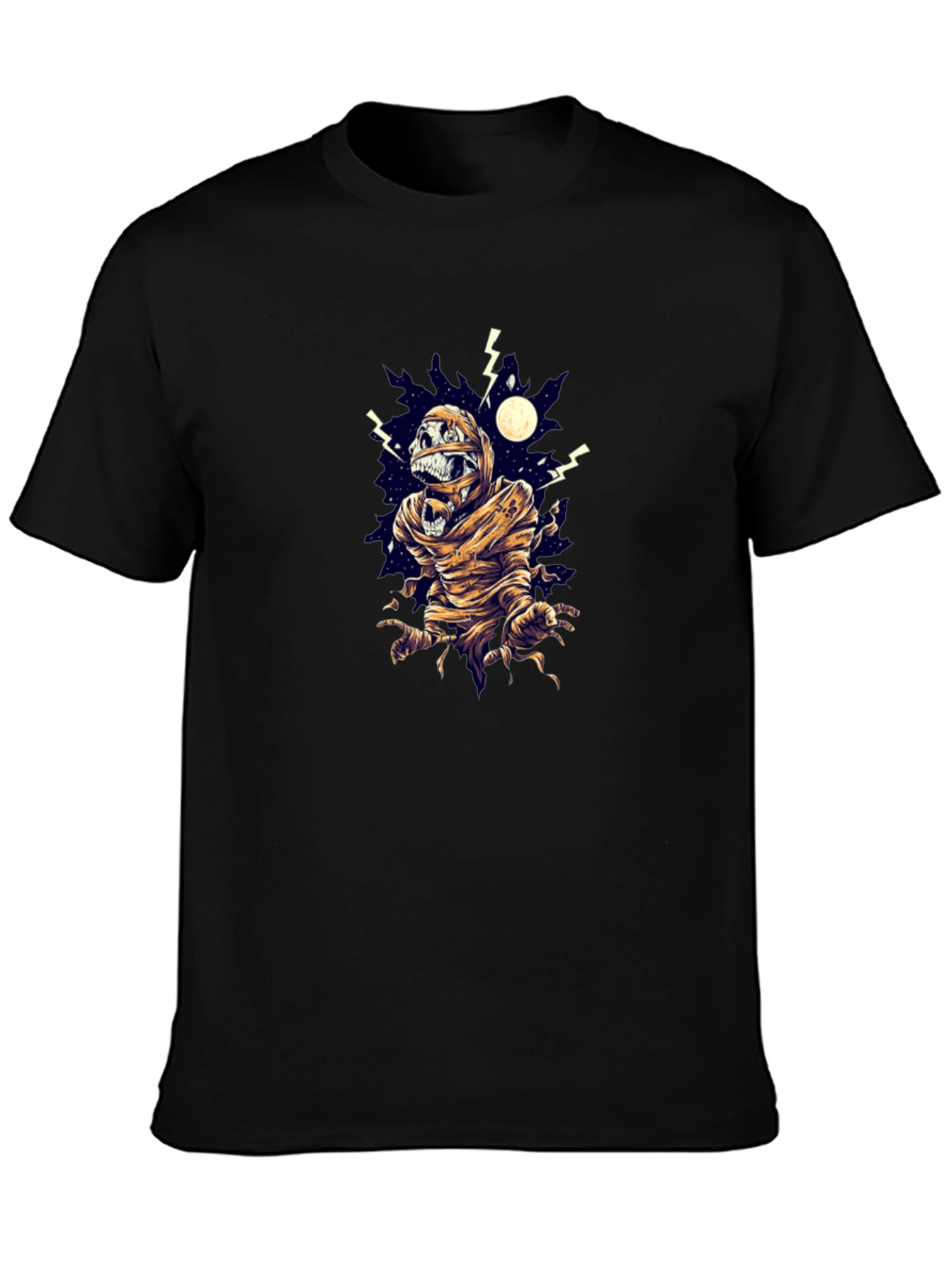 Mummy Graphic Black T-Shirt