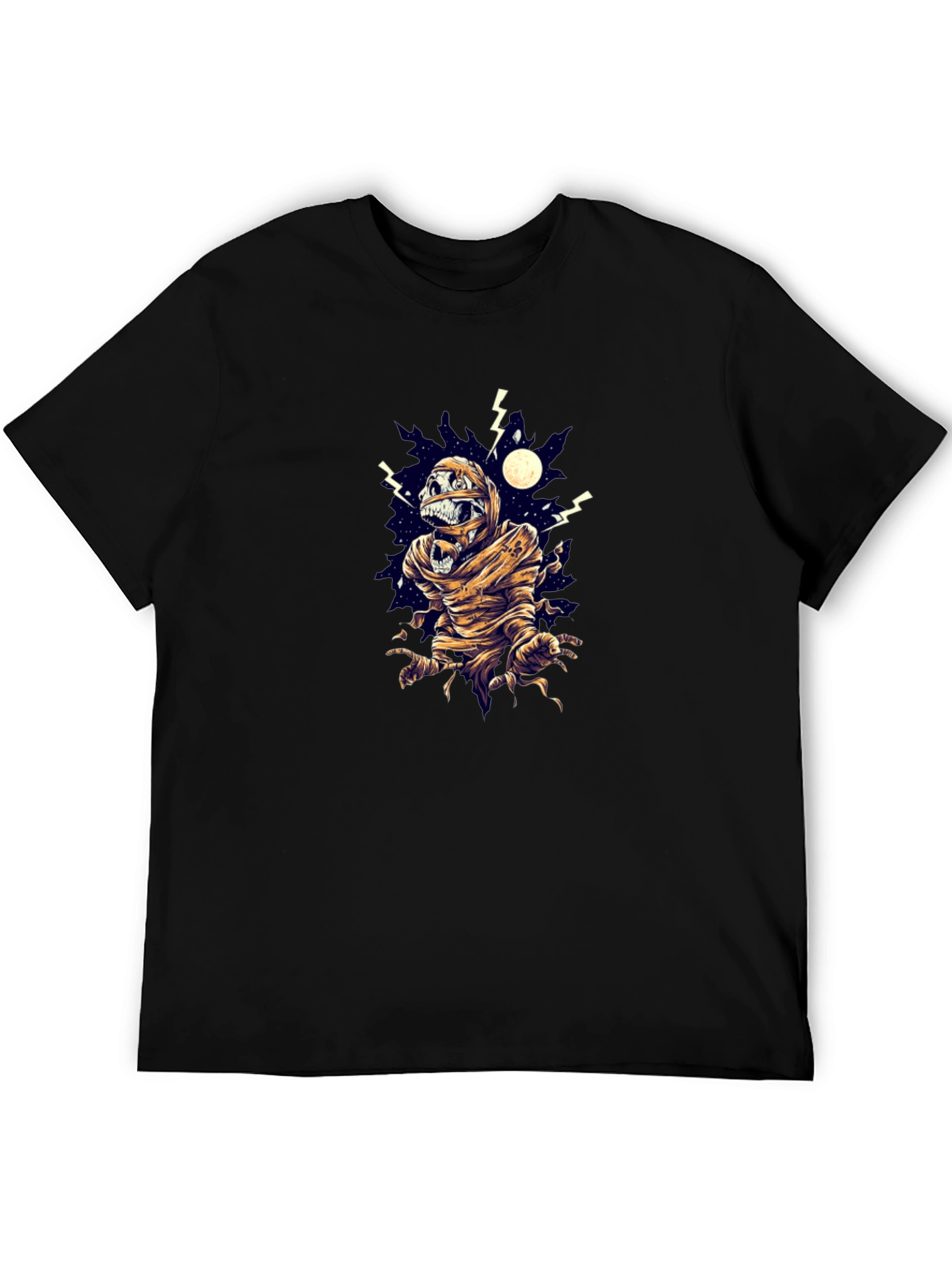 Mummy Graphic Black T-Shirt