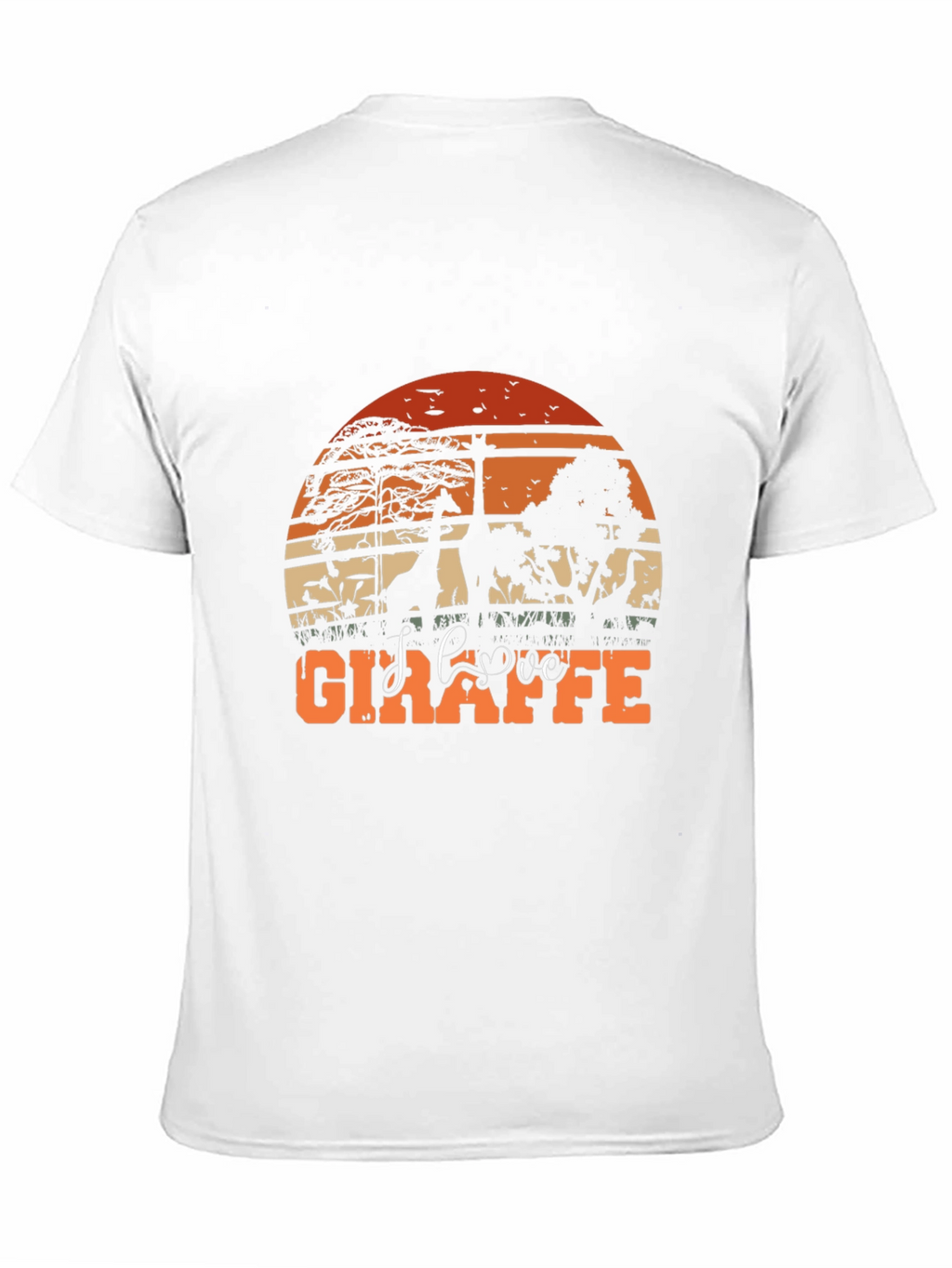 Sunset Giraffe Graphic Tee