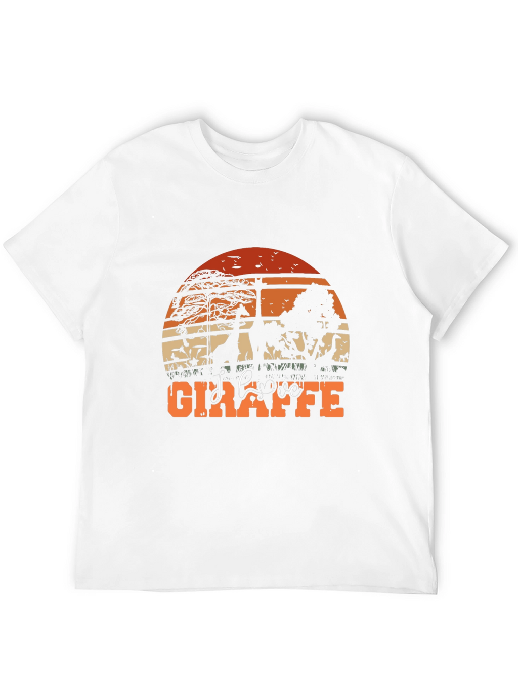 Sunset Giraffe Graphic Tee