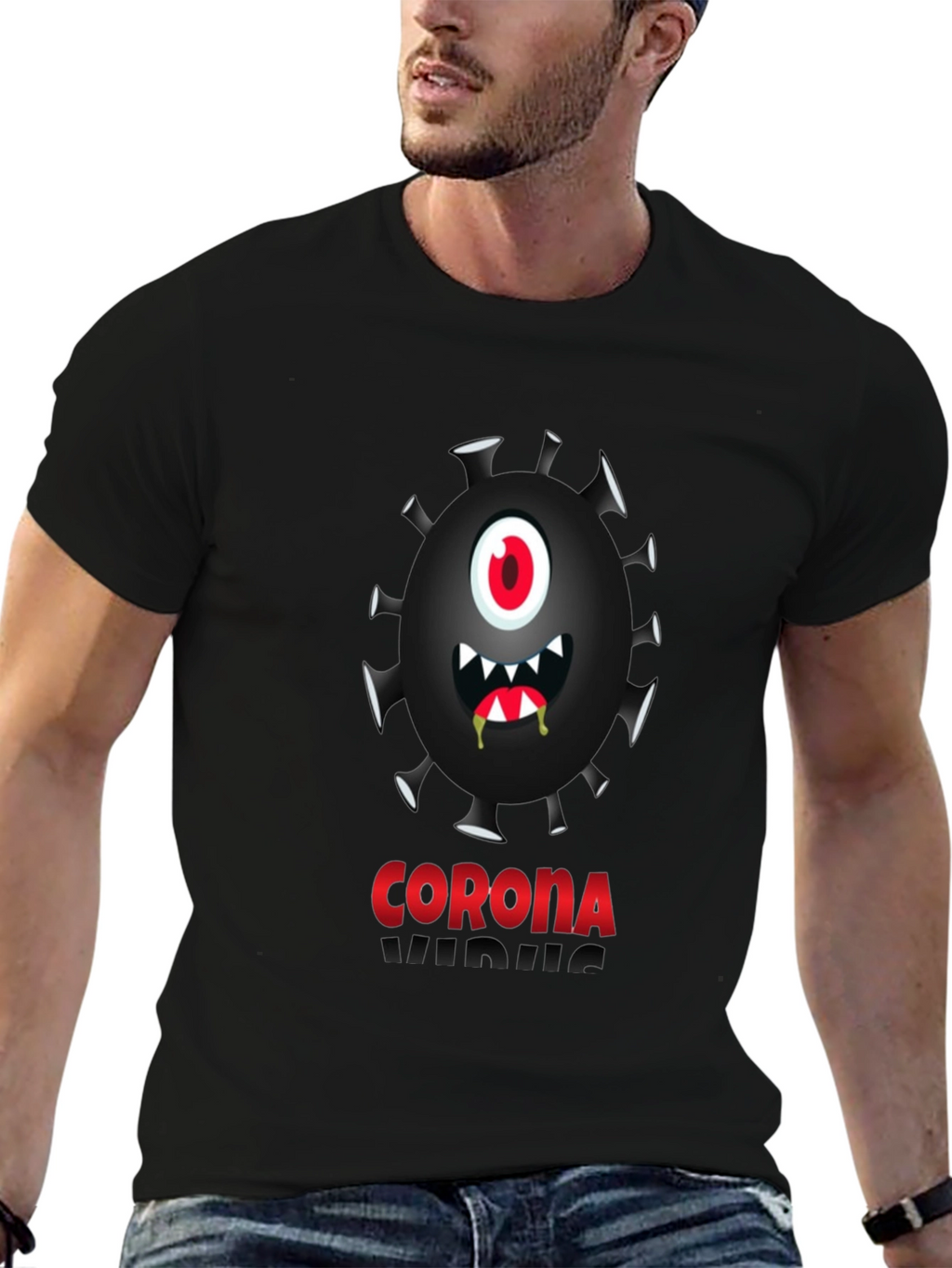 Corona Virus Graphic Novelty Tee